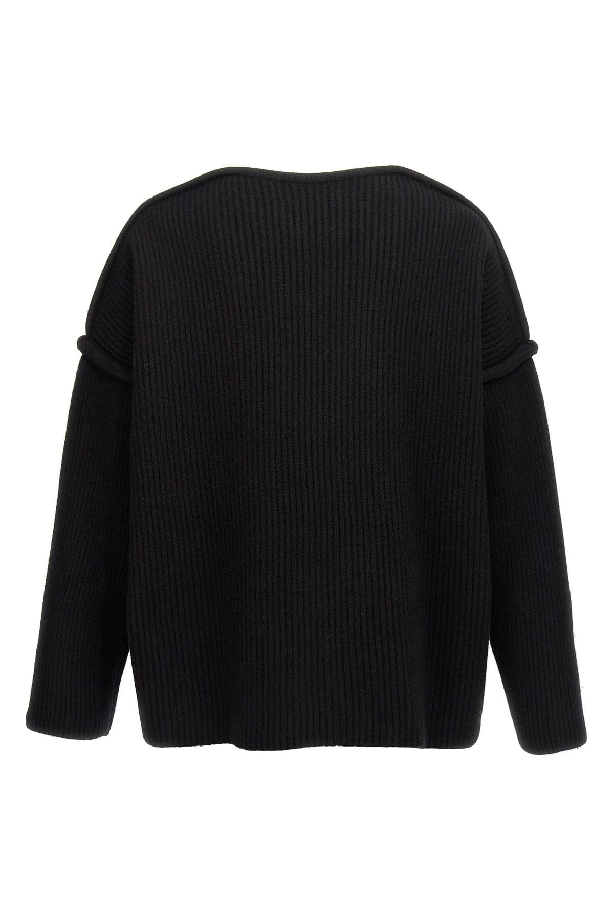 Jil Sander Jil Sander Geometric Neckline Sweater