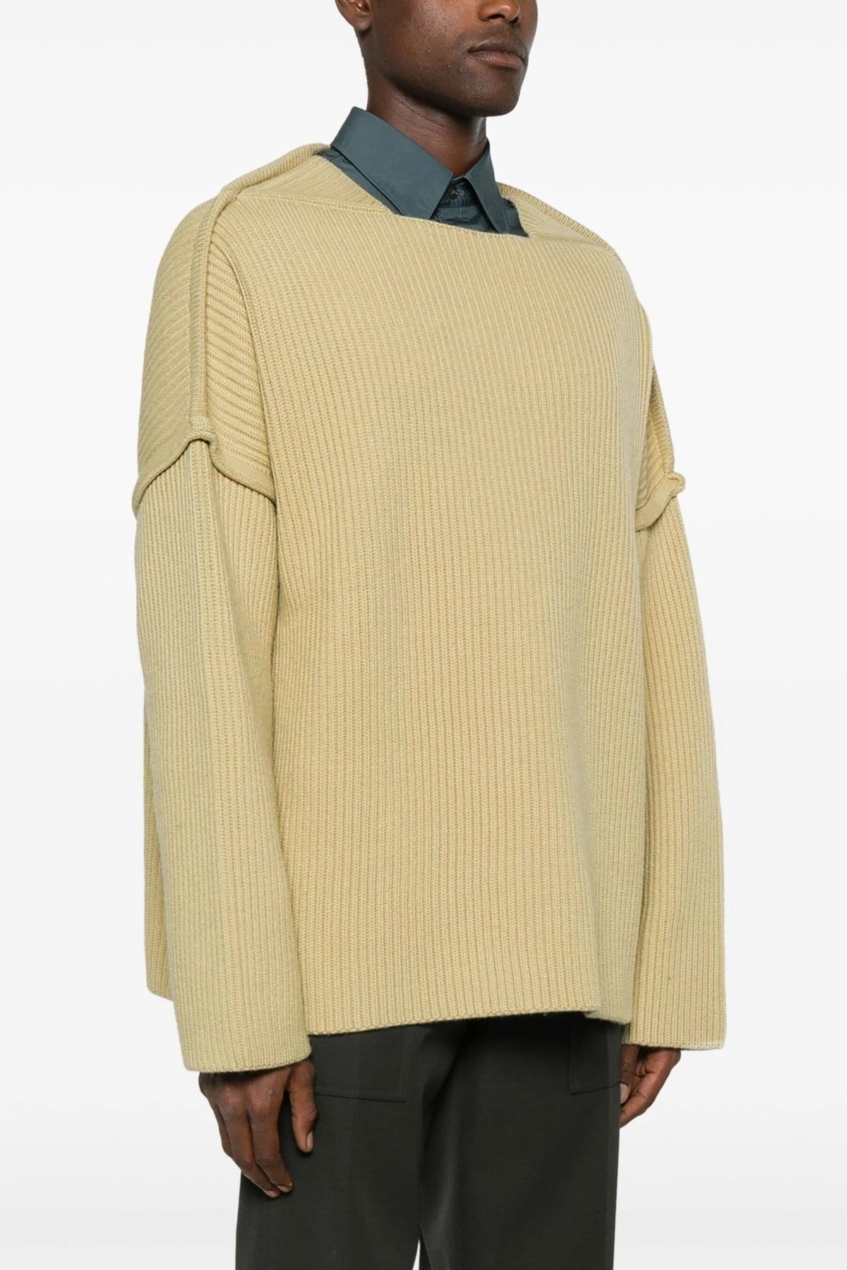 Jil Sander Geometric Neckline Sweater - alternate view