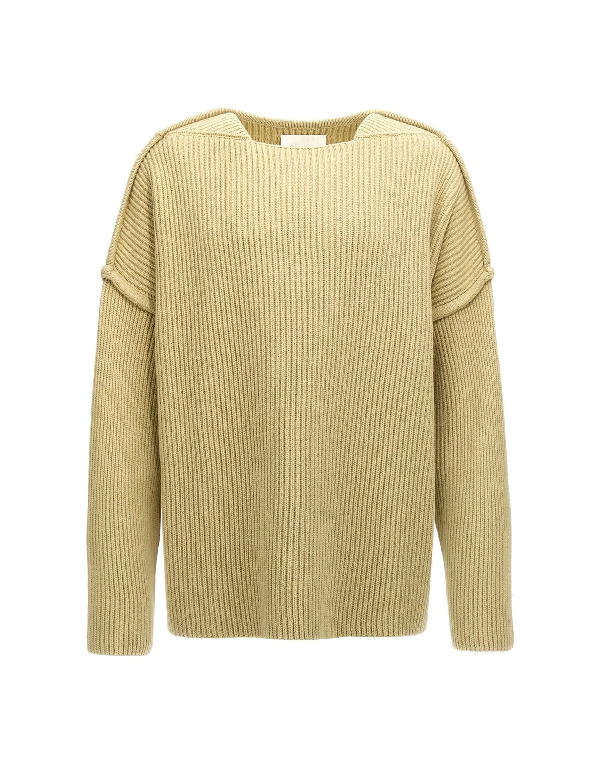 Jil Sander Jil Sander Geometric Neckline Sweater
