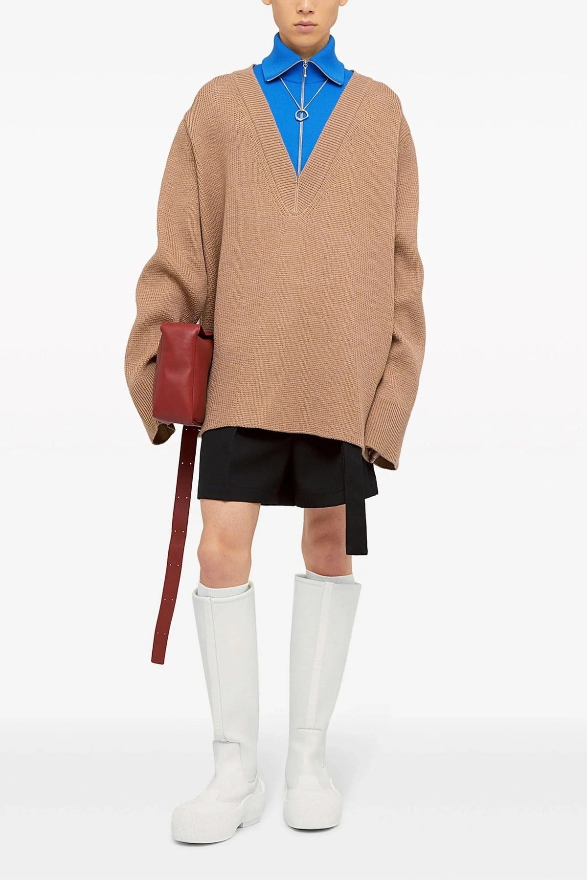 Jil Sander Half Zip Sweater - alternate view