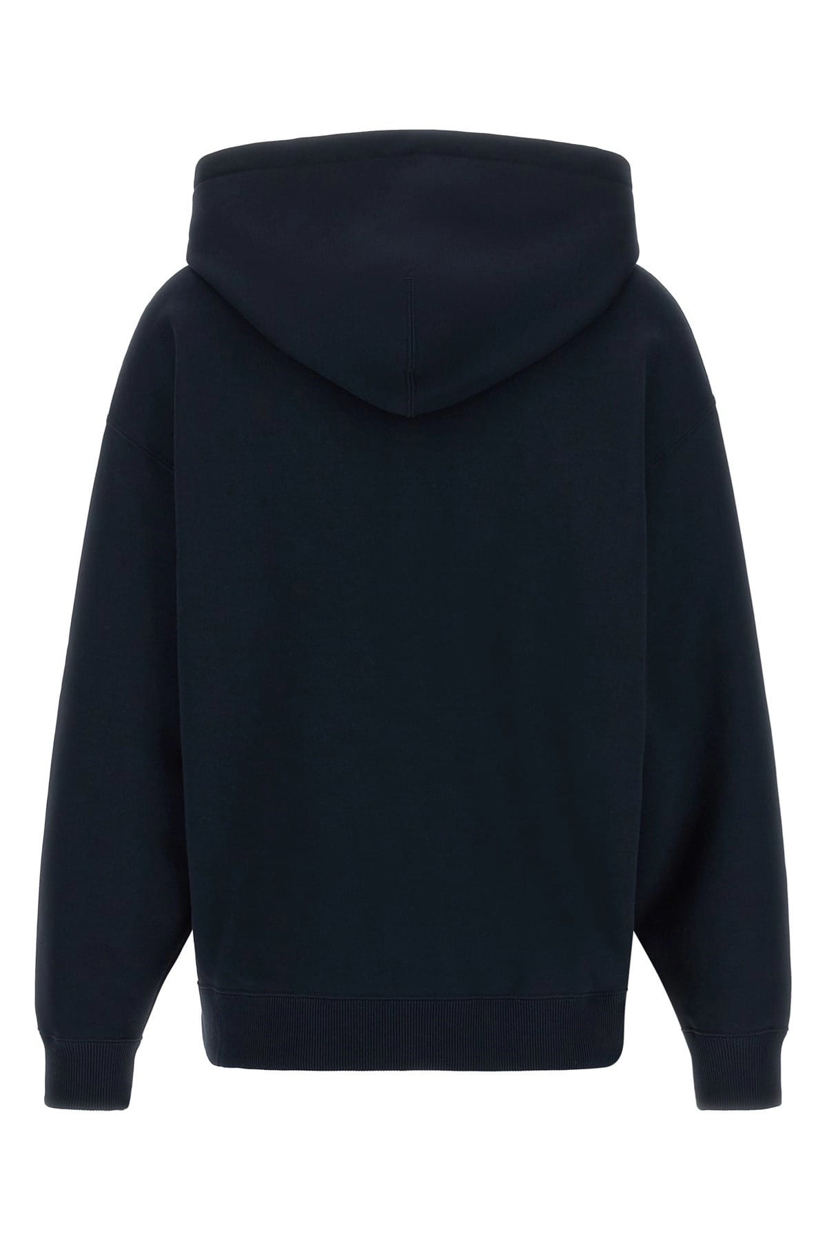 Jil Sander Felpa con cappuccio con stampa logo - alternate view