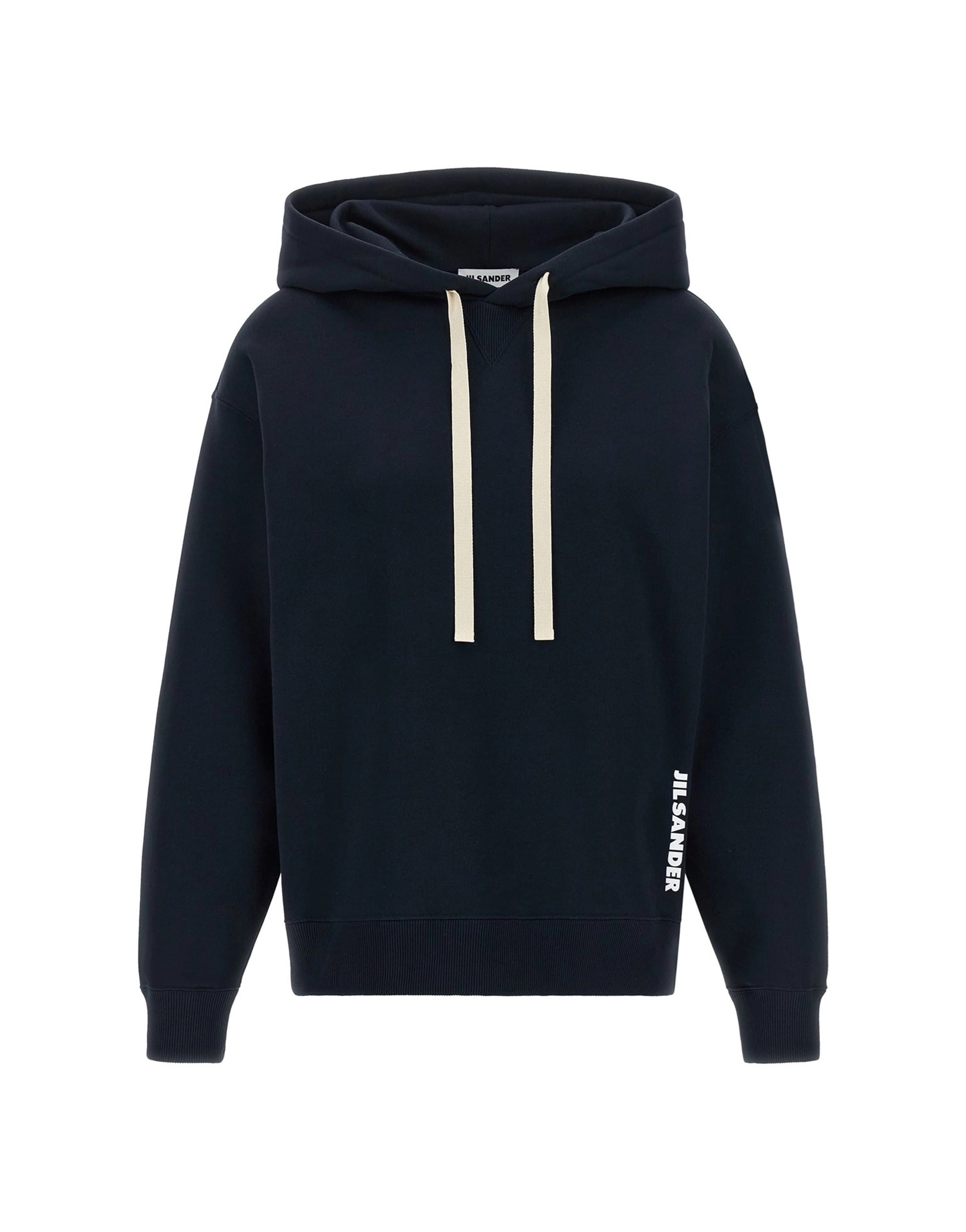 Jil Sander Jil Sander Logo Print Hoodie