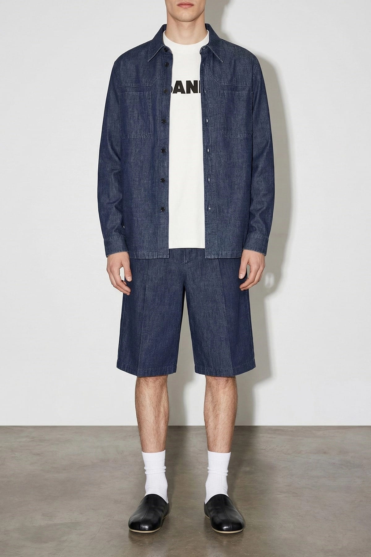Jil Sander T-shirt met logoprint - alternate view