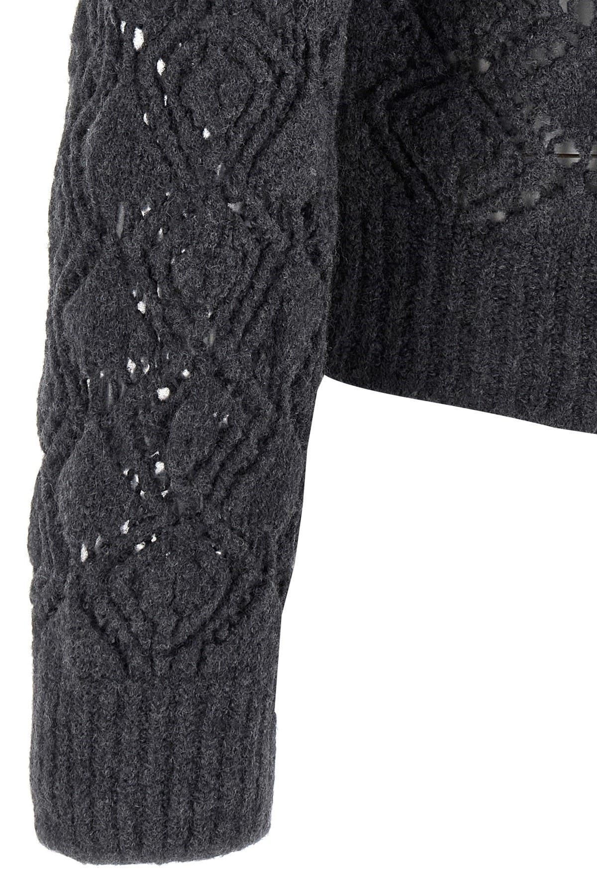Jil Sander Jil Sander Openwork Wool Zip Cardigan