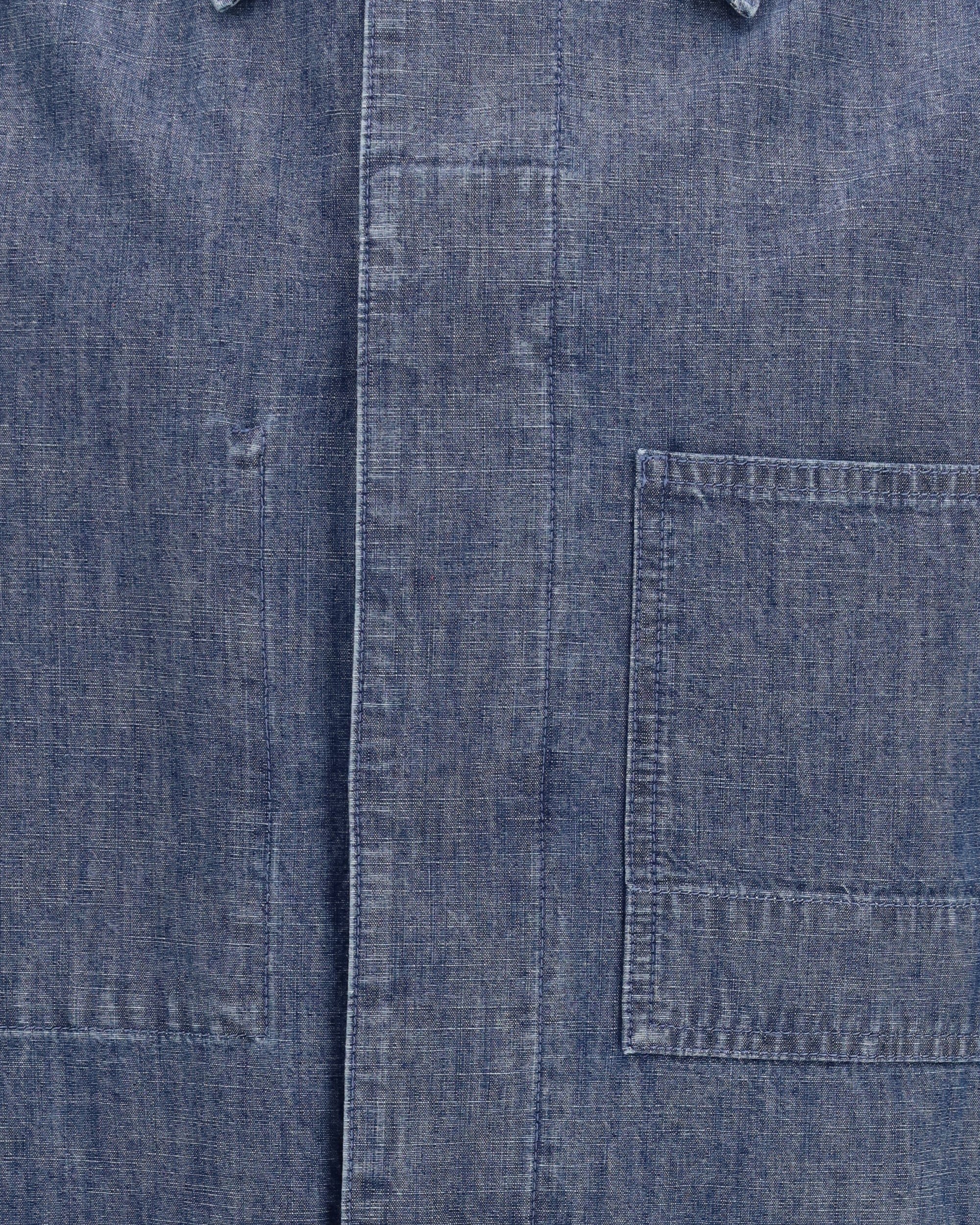 Jil Sander Patch-Pocket Chambray Overshirt