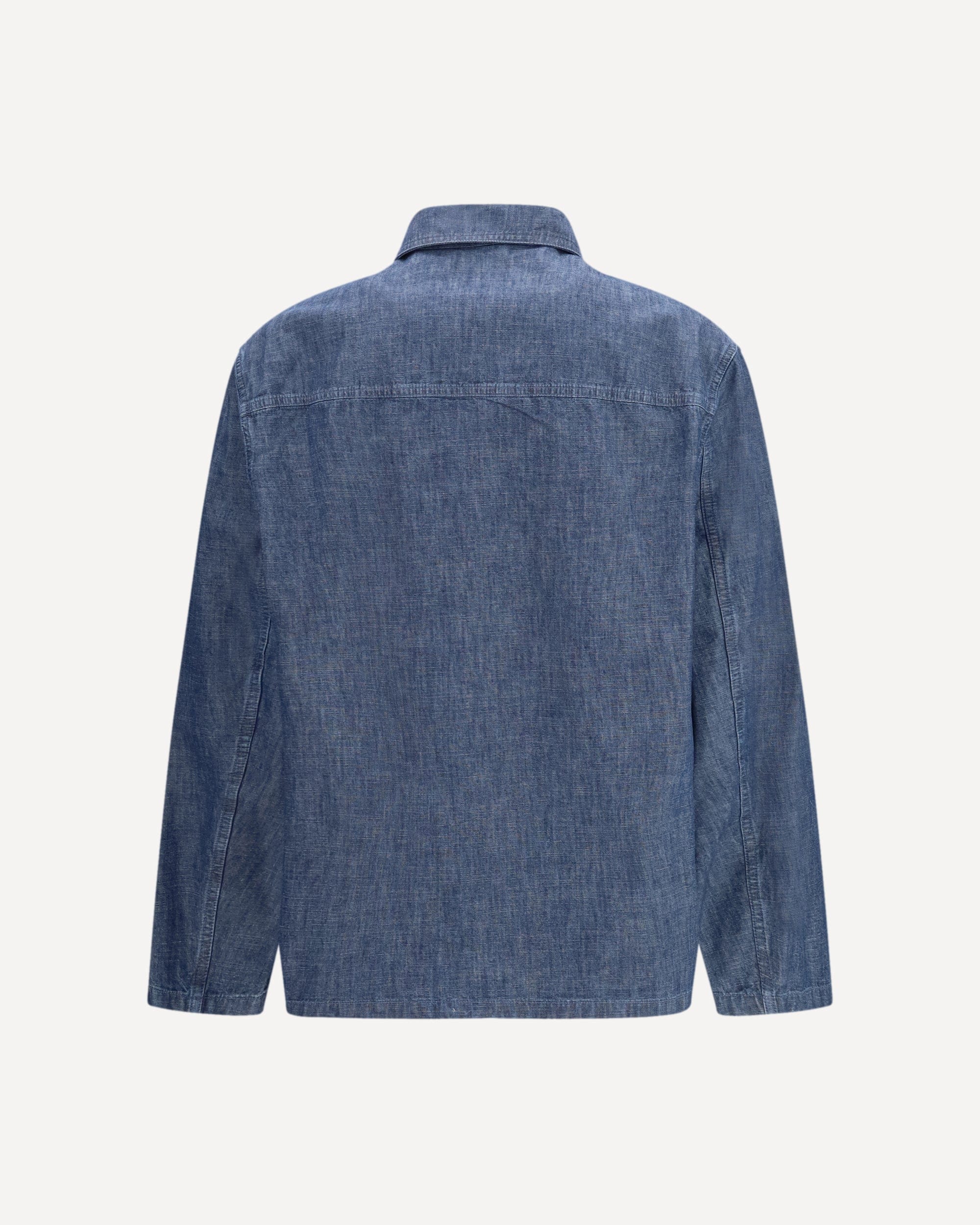 Jil Sander Patch-Pocket Chambray Overshirt