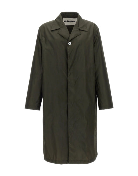 Jil Sander 22SS ロングコート定価31万 Jil Sander Single-Breasted Nylon Trench Coat | Sendegaro