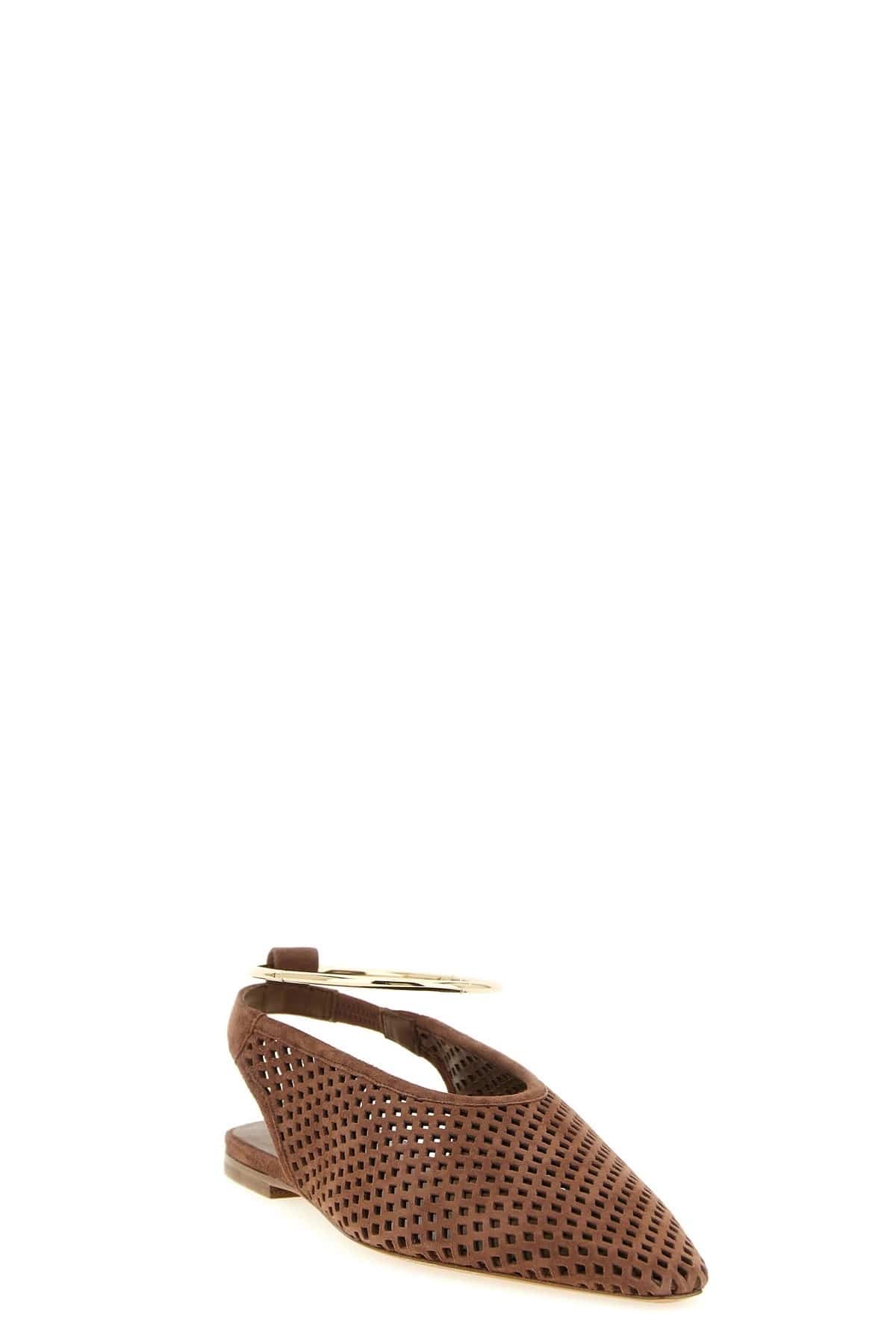Jil Sander Jil Sander Sling Back Pointed Ballet Flats