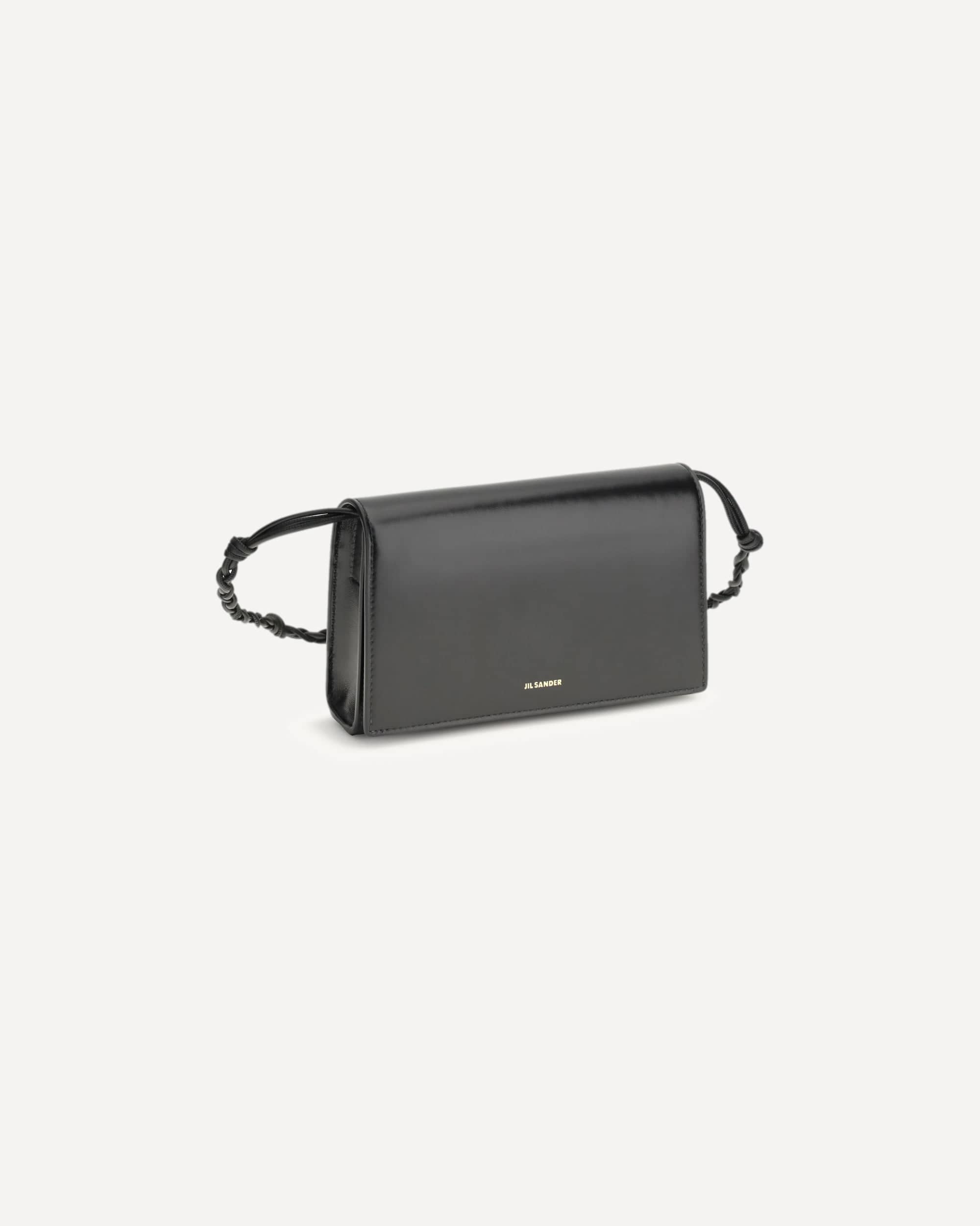 Jil Sander Tangle Wallet With Shoulder Strap