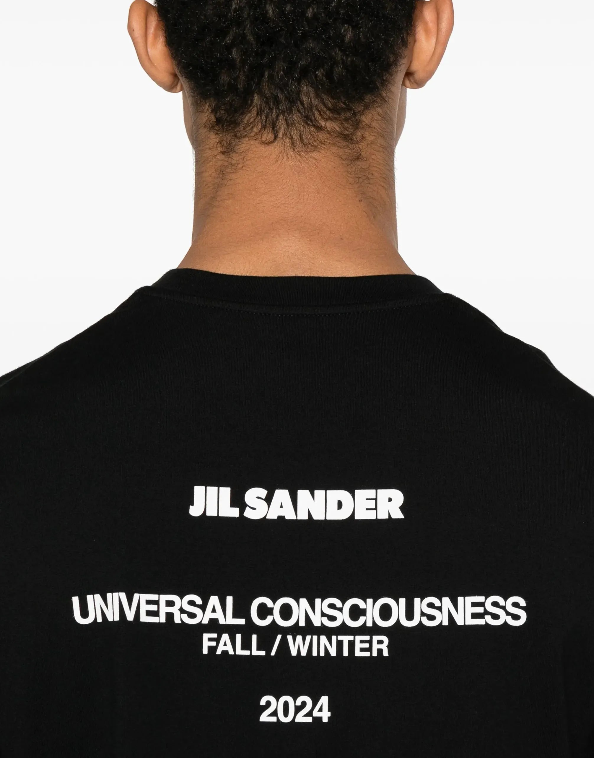 Jil Sander Jil Sander Universal Consciousness Logo-Print Cotton T-Shirt