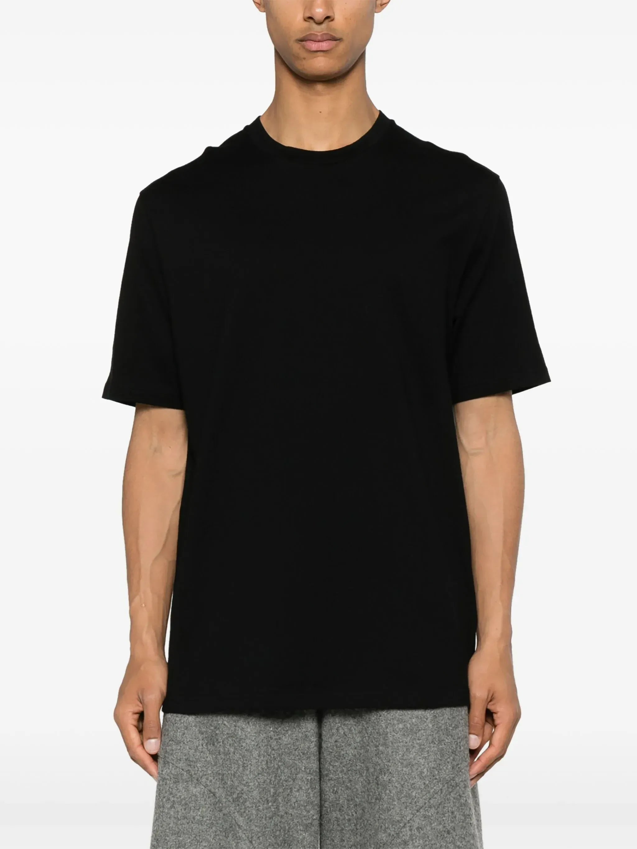 Jil Sander Universal Consciousness Logo-Print Cotton T-Shirt - alternate view