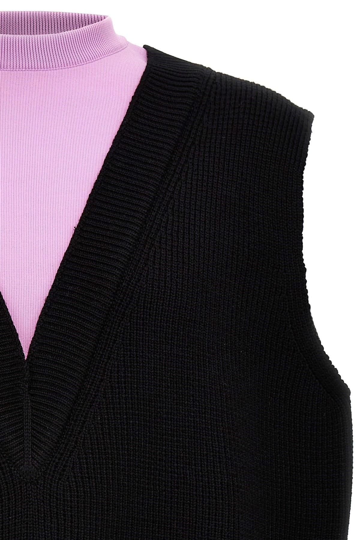 Jil Sander Jil Sander Wool Blend Knit Vest