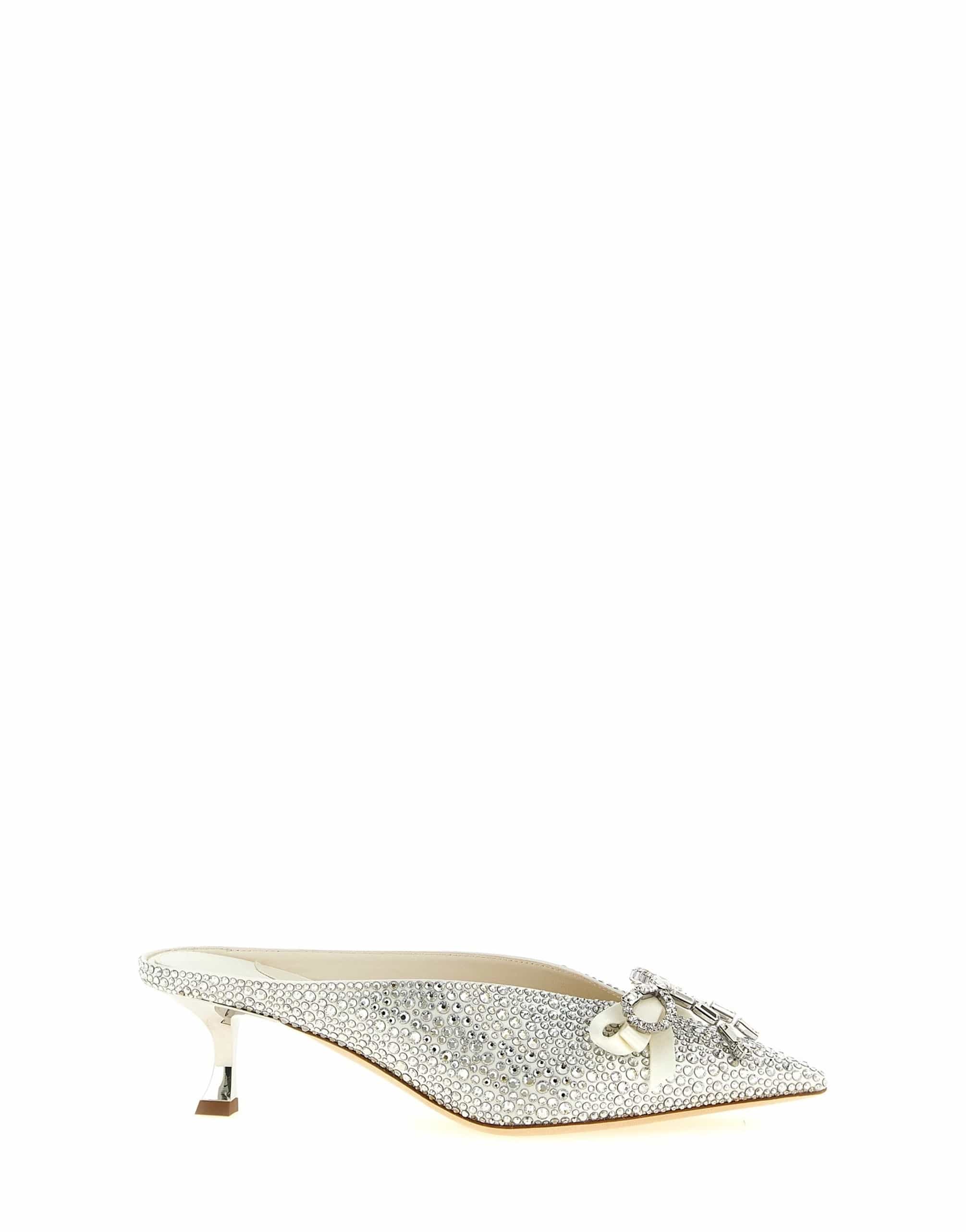 Jimmy Choo Jimmy Choo Auria Crystal Satin Sabots