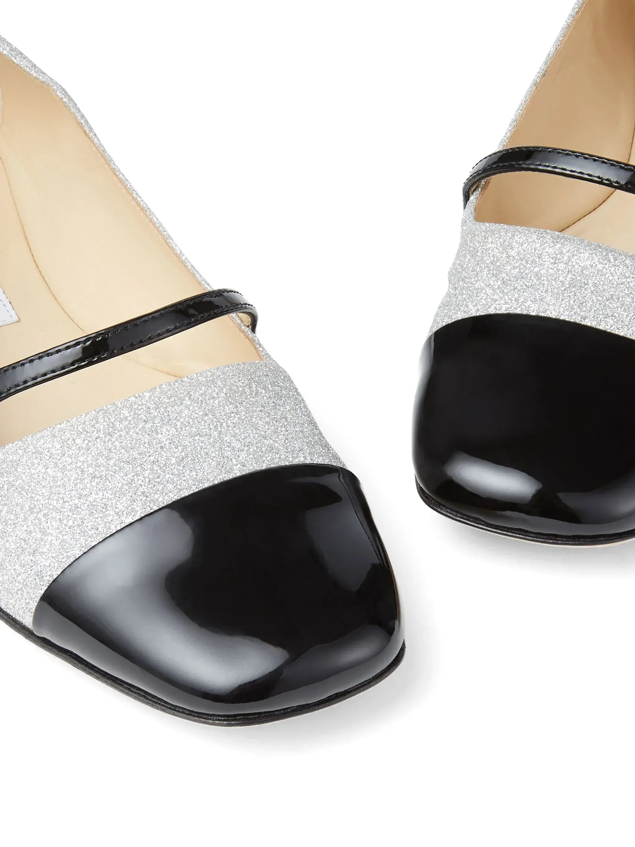 Jimmy Choo Elisa Leather Ballerina Flats
