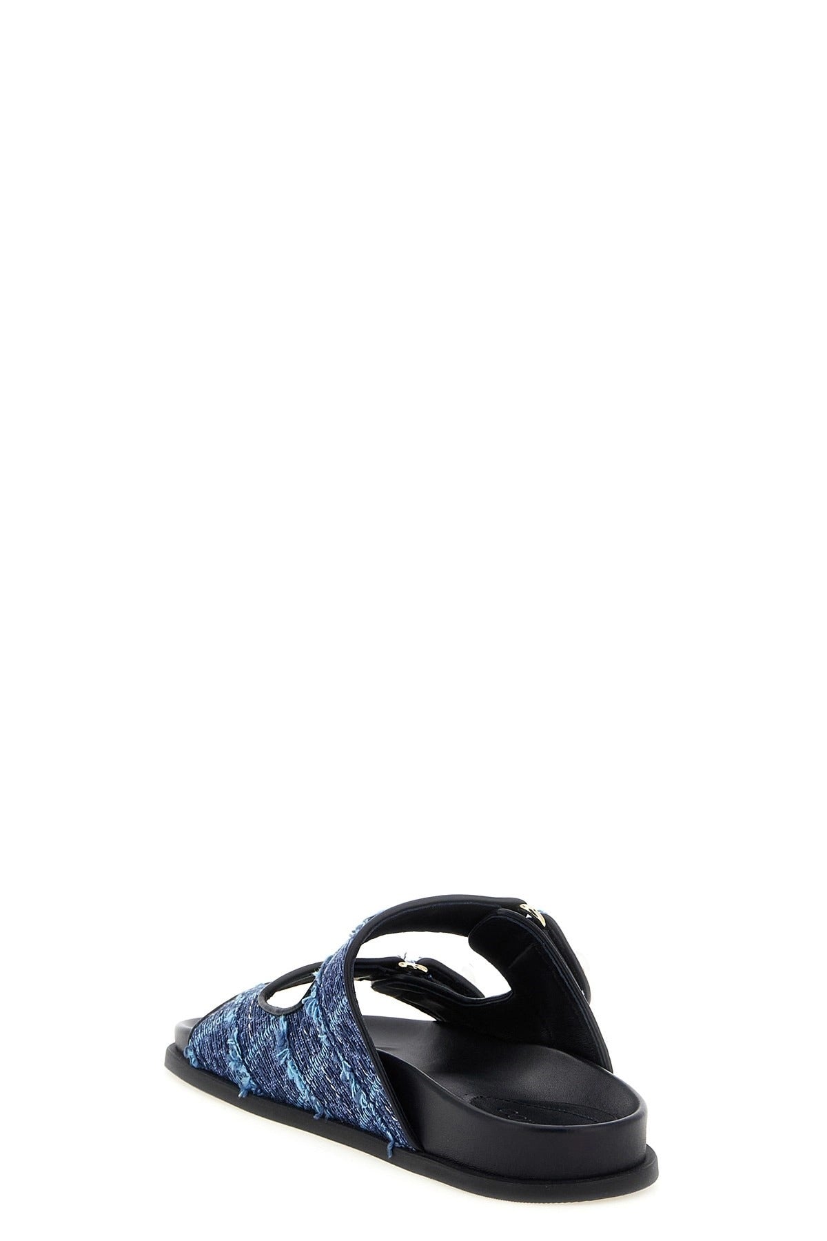 Jimmy Choo Fayence Denim Sandals