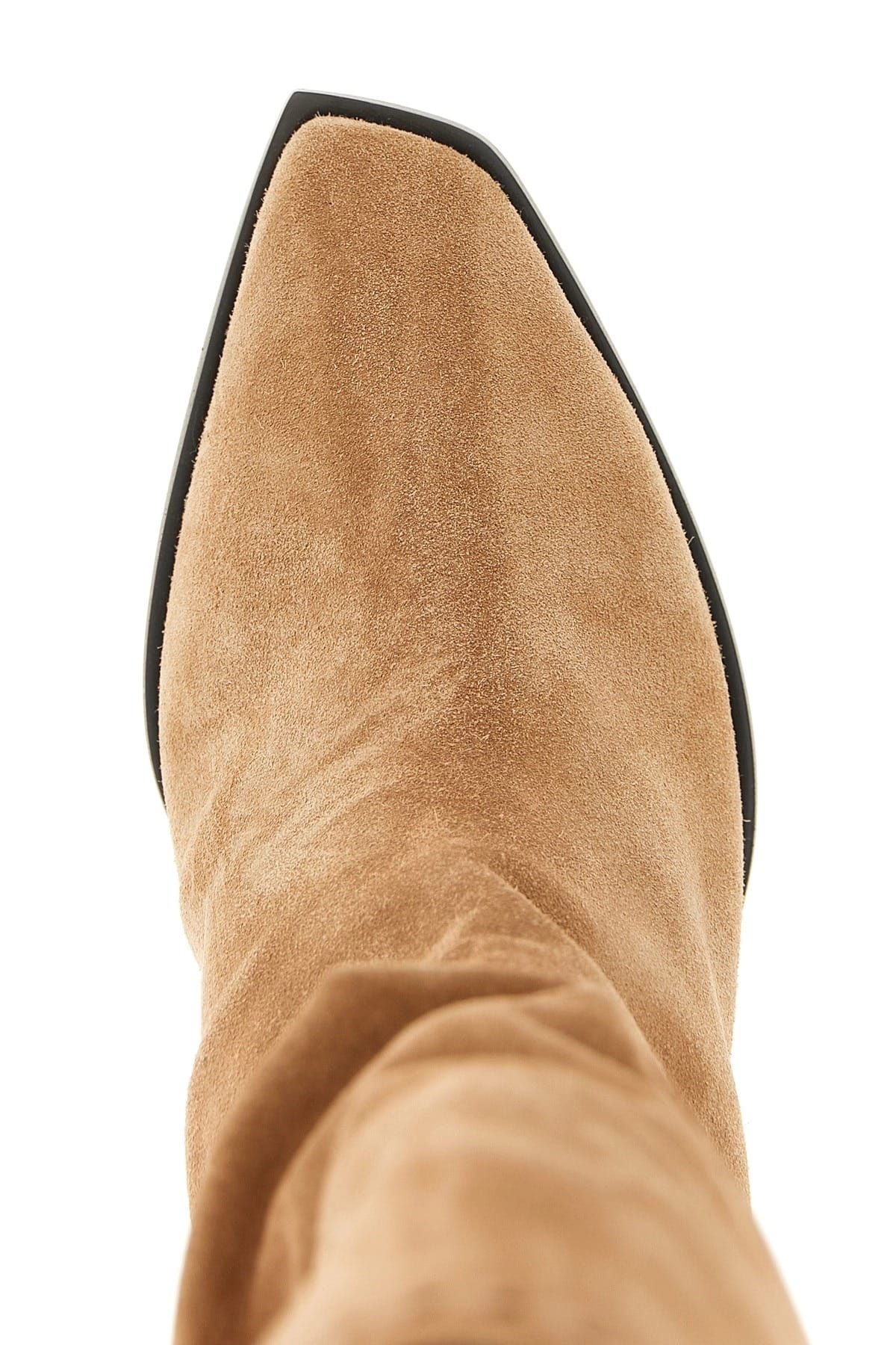 Stivali Hart in suede con punta quadrata Jimmy Choo