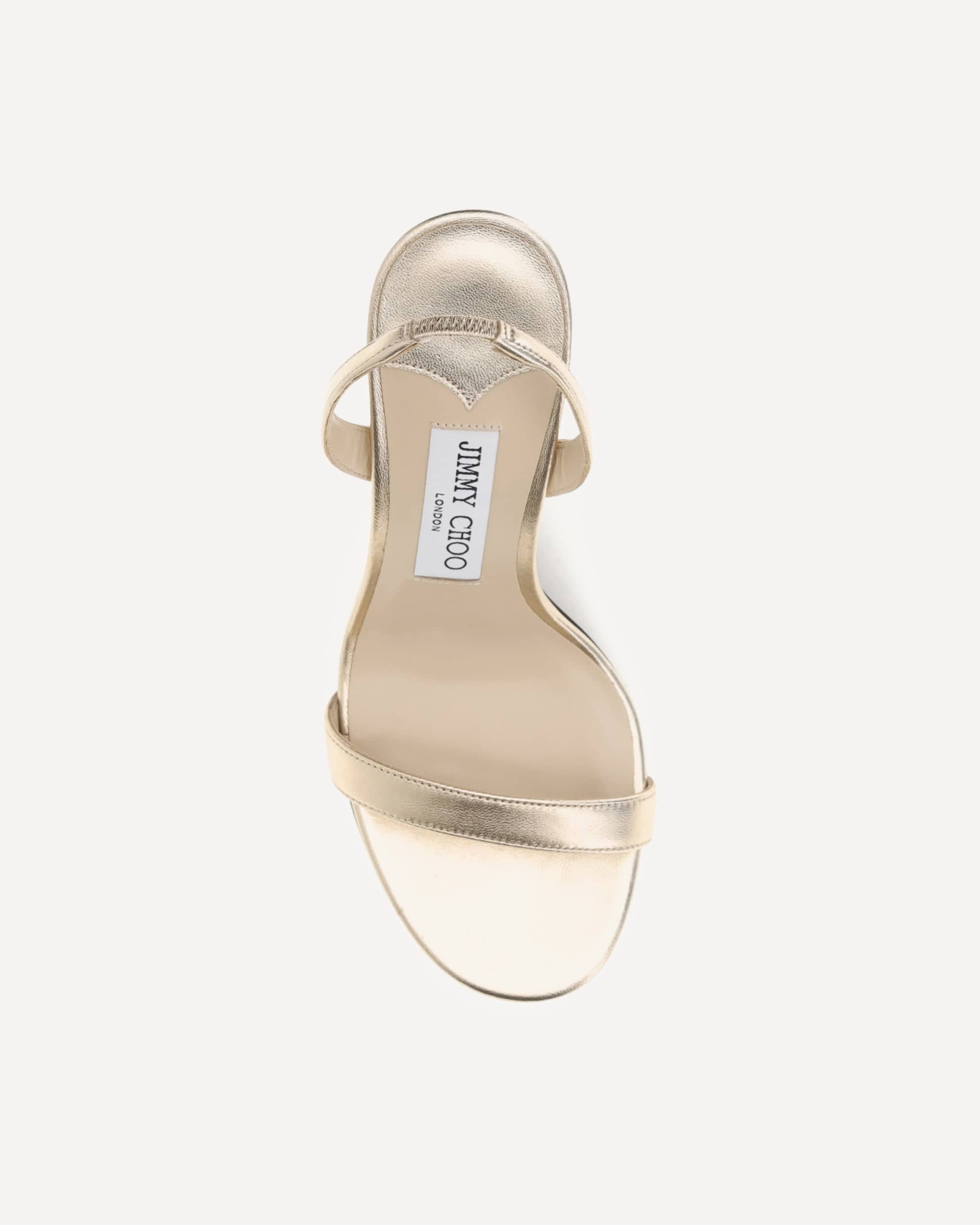 Jimmy Choo Jimmy Choo Jenn Leather Stiletto Sandals