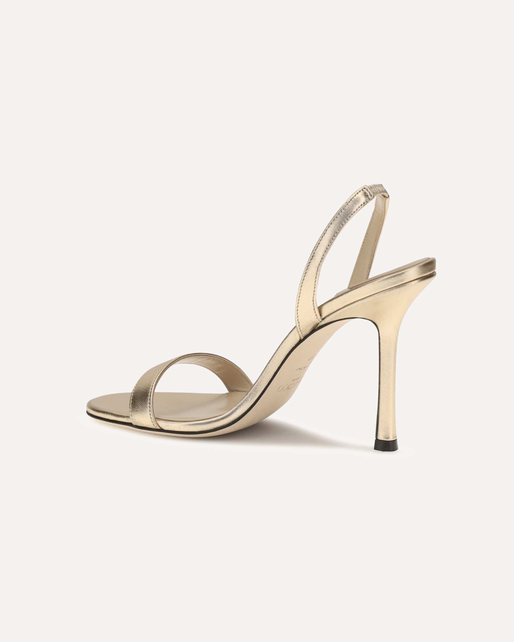 Jimmy Choo Jimmy Choo Jenn Leather Stiletto Sandals