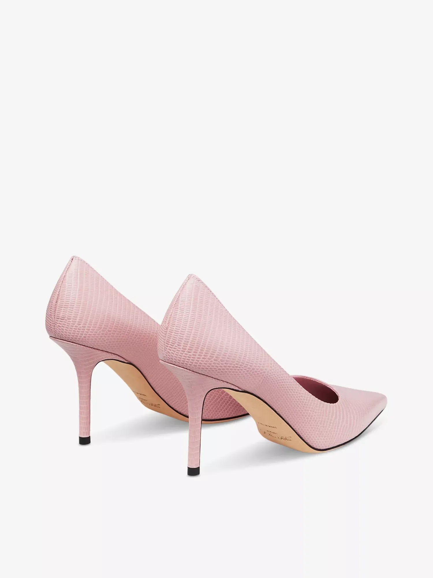 Jimmy Choo Love 85 Lizard-Embossed Leather Pumps