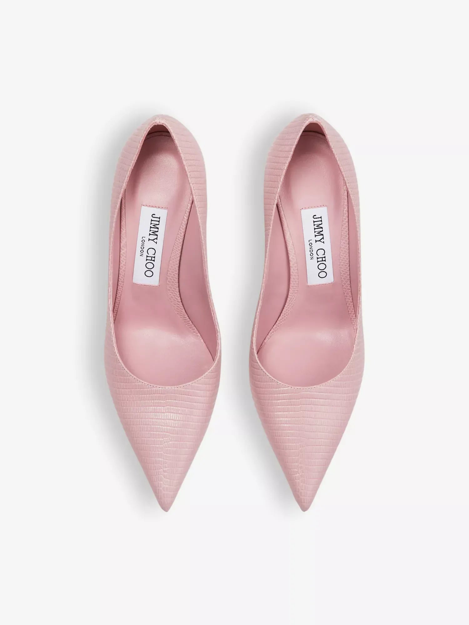 Jimmy Choo Love 85 Lizard-Embossed Leather Pumps