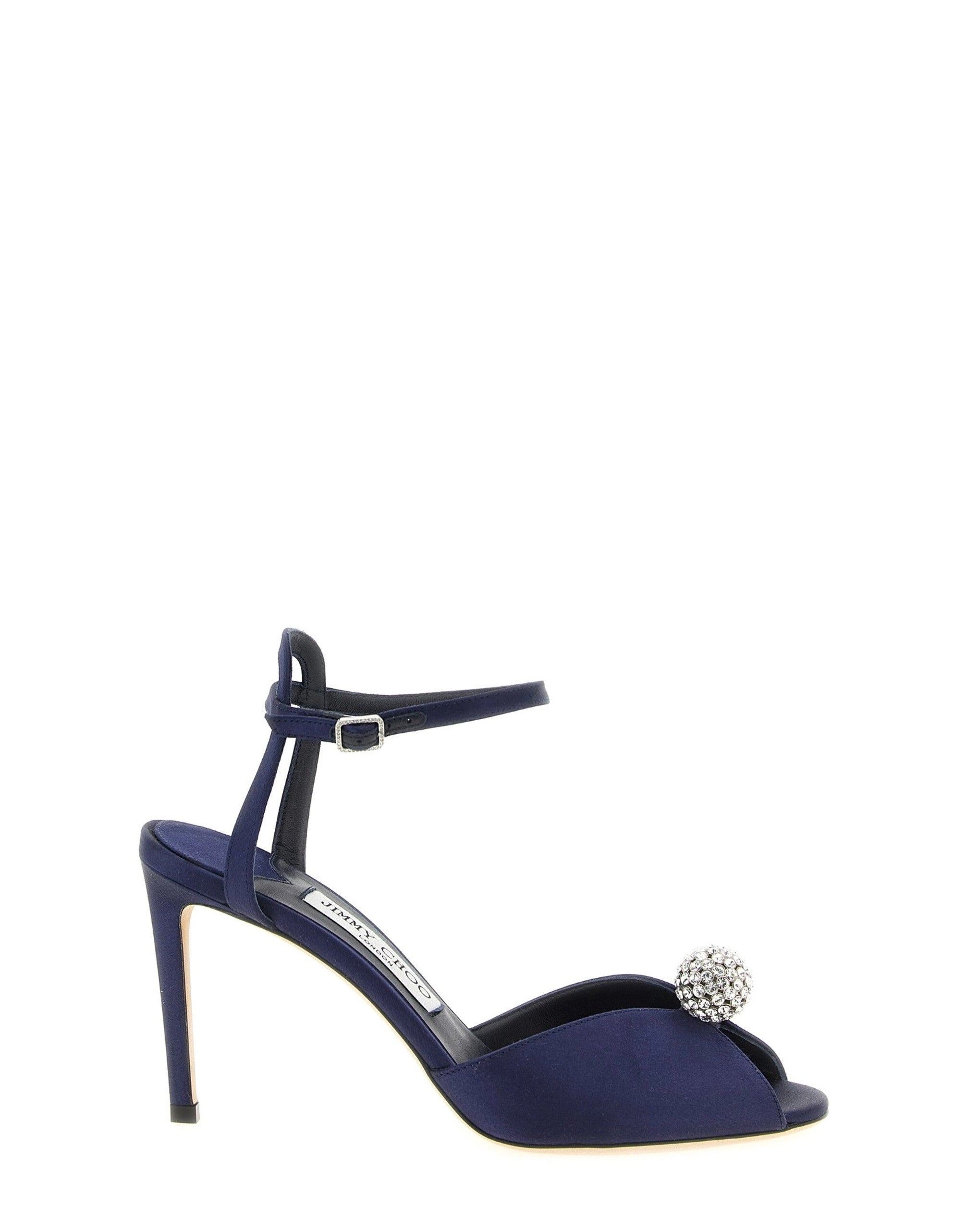 Jimmy Choo Sacora Satin Stiletto Sandals