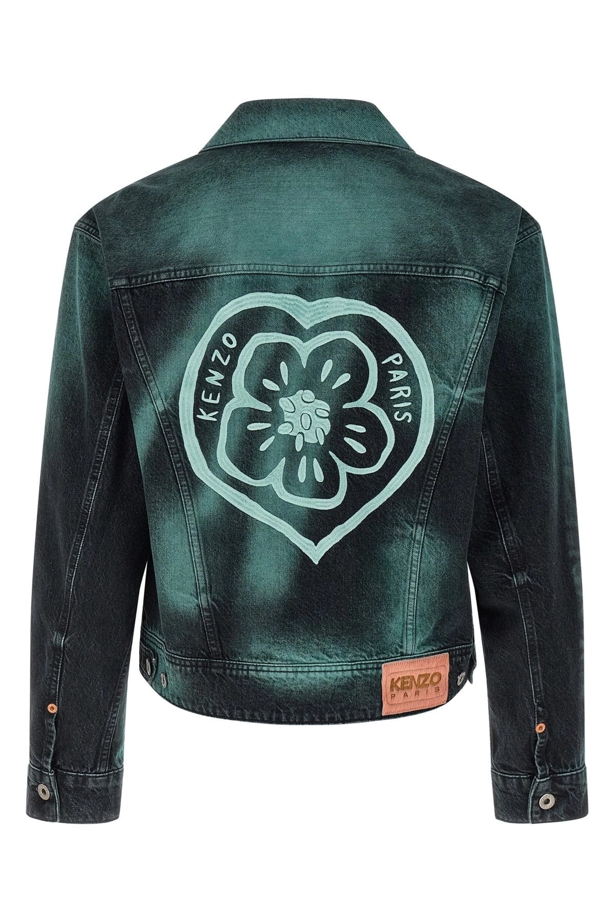Kenzo Kenzo Boke Heart Shaded Denim Jacket