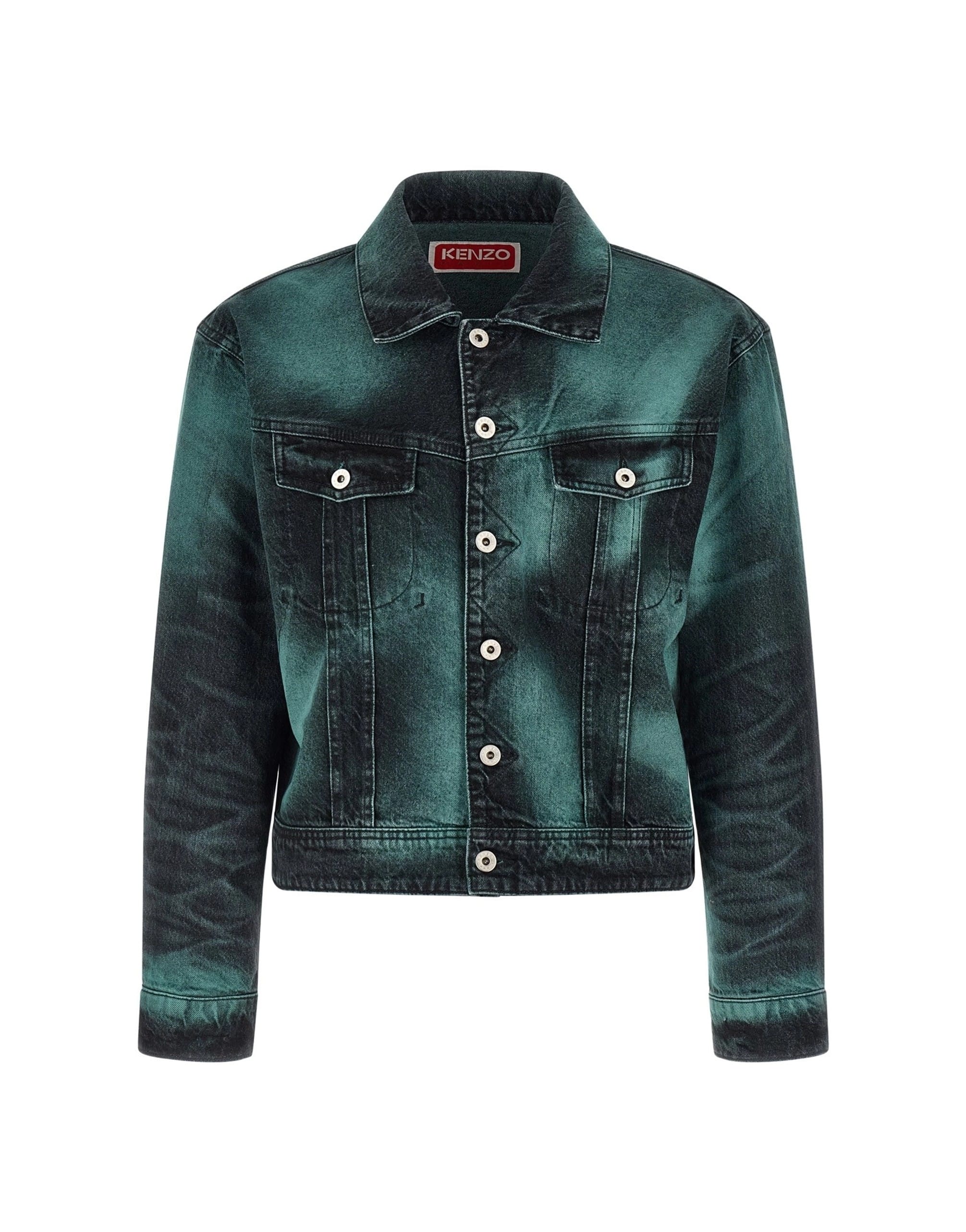 Kenzo Kenzo Boke Heart Shaded Denim Jacket