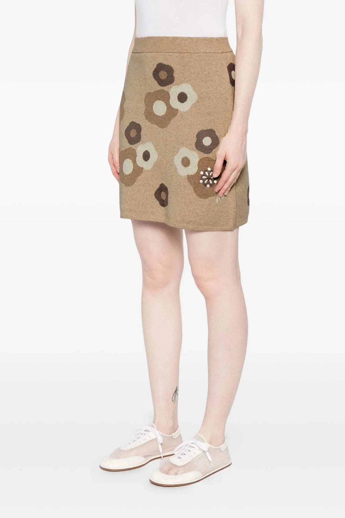 Kenzo Hana Dots Mini Skirt - alternate view