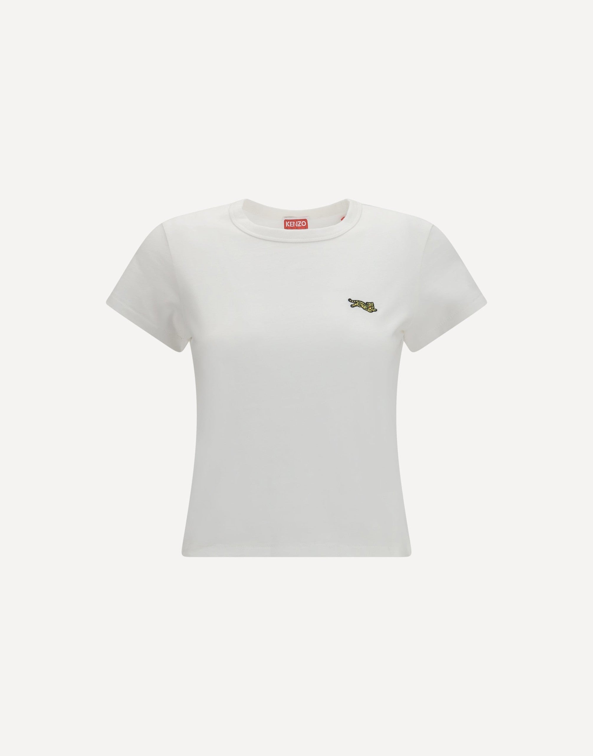 Kenzo Jumping Tiger Embroidered Cotton T-Shirt