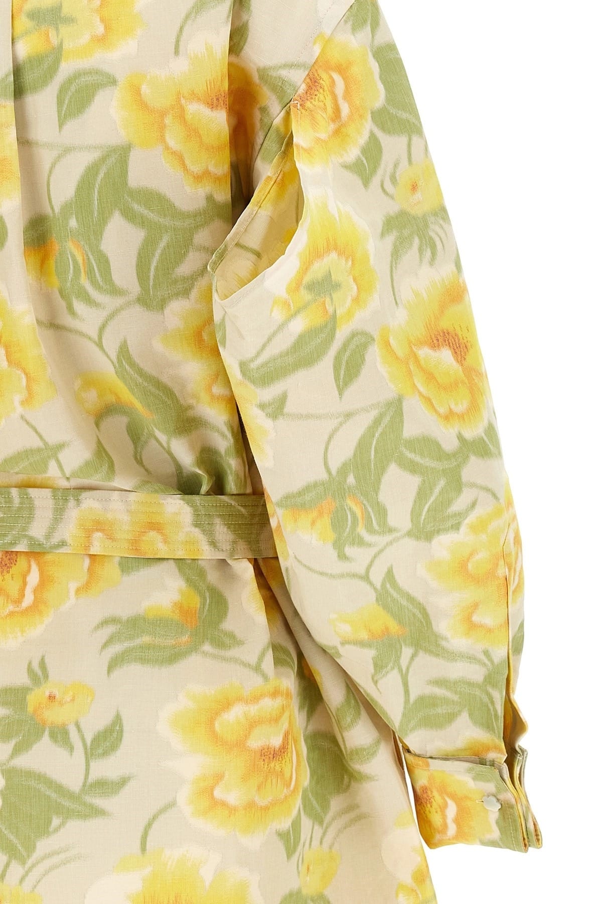 Kenzo Kenzo Peonies Kimono Sleeve Dress
