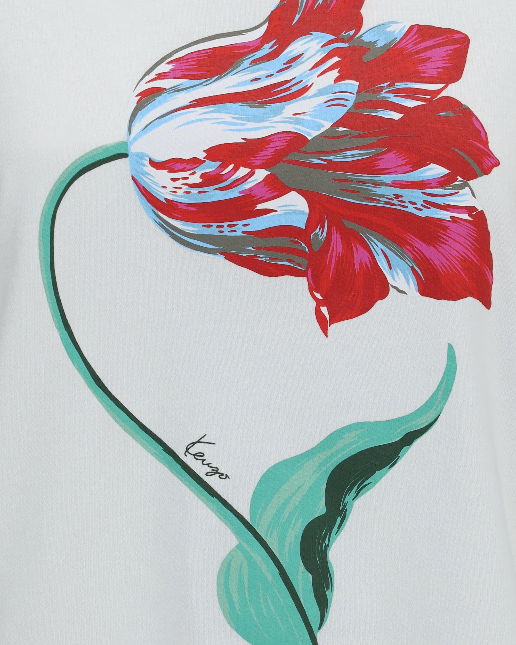 Kenzo Kenzo Tulip Cotton T-Shirt
