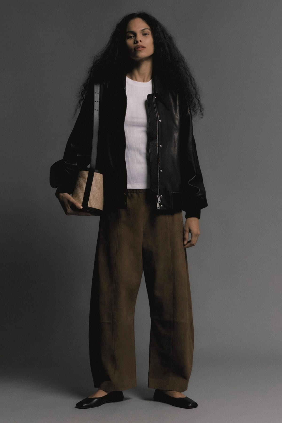Khaite Khaite Clover Suede Pants
