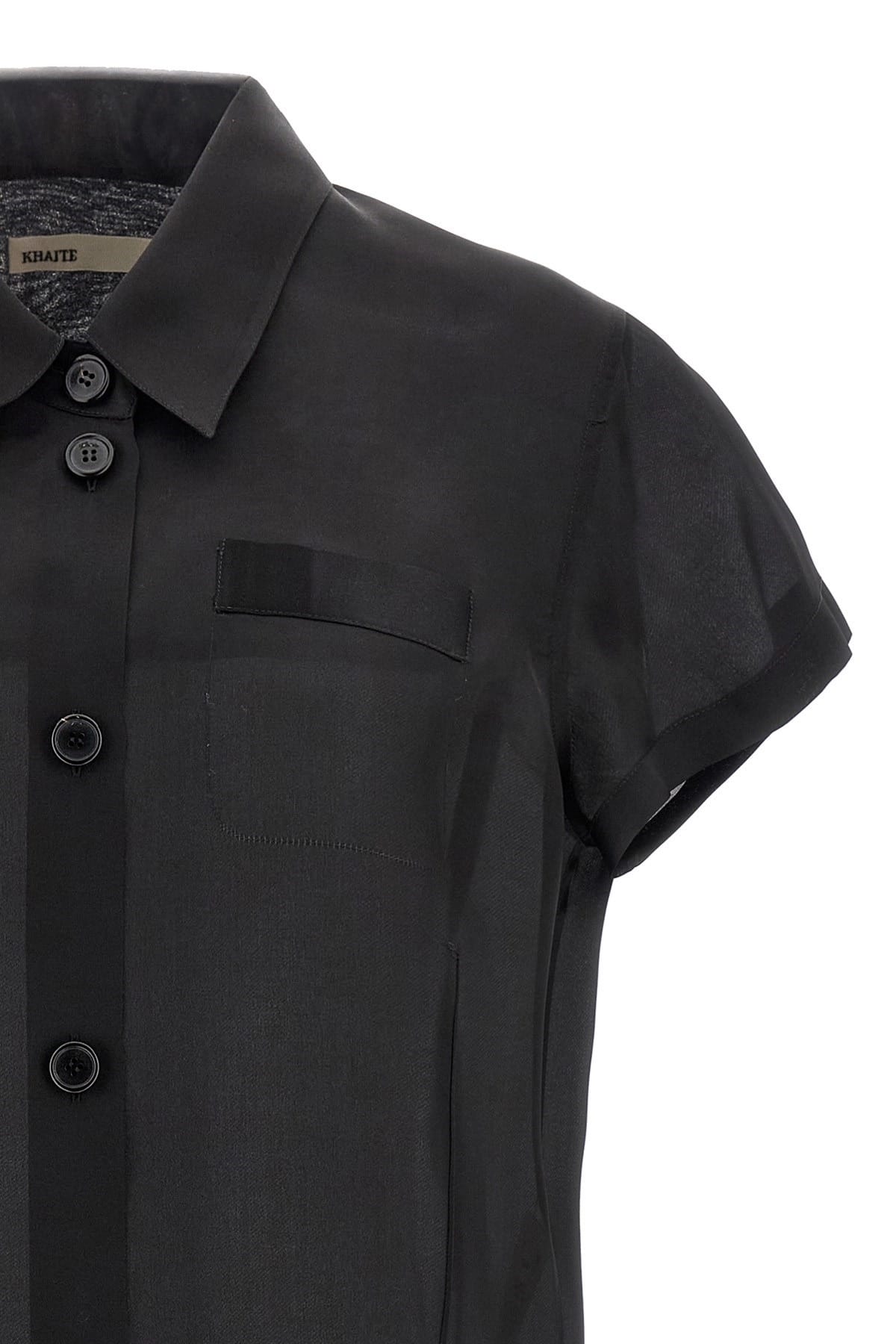 Khaite Khaite Keefe Silk Organza Shirt