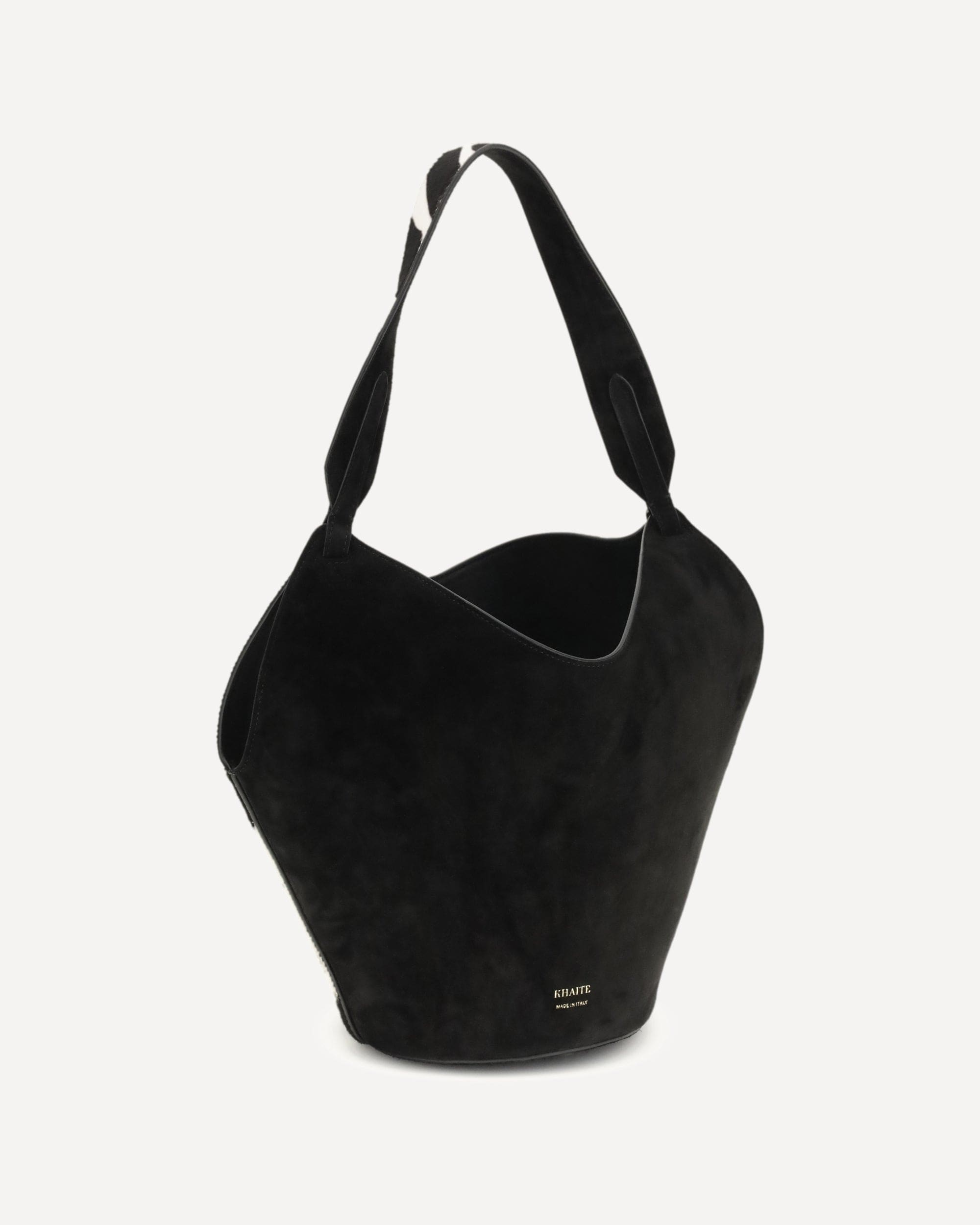 Khaite Lotus Shoulder Bag In Calf Hair