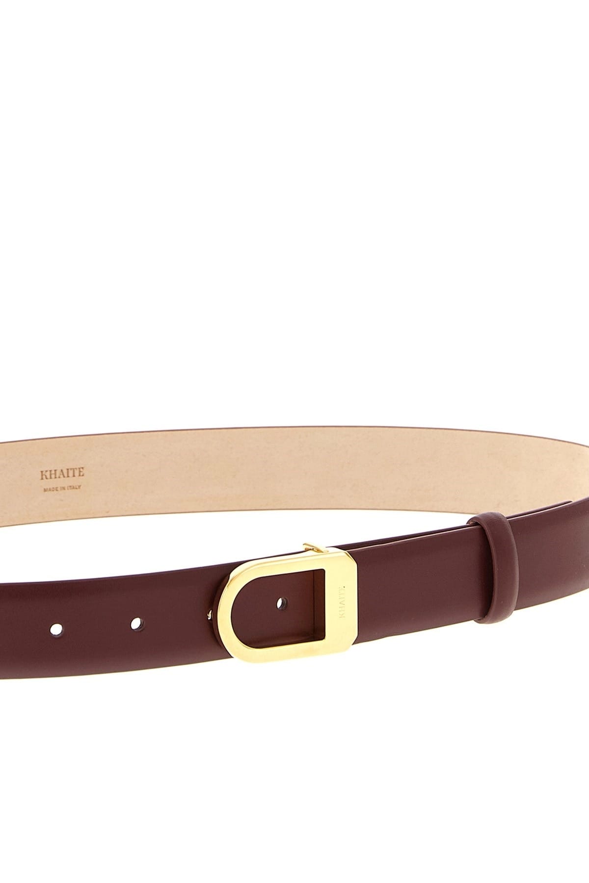 Khaite Khaite Saddle Leather Belt