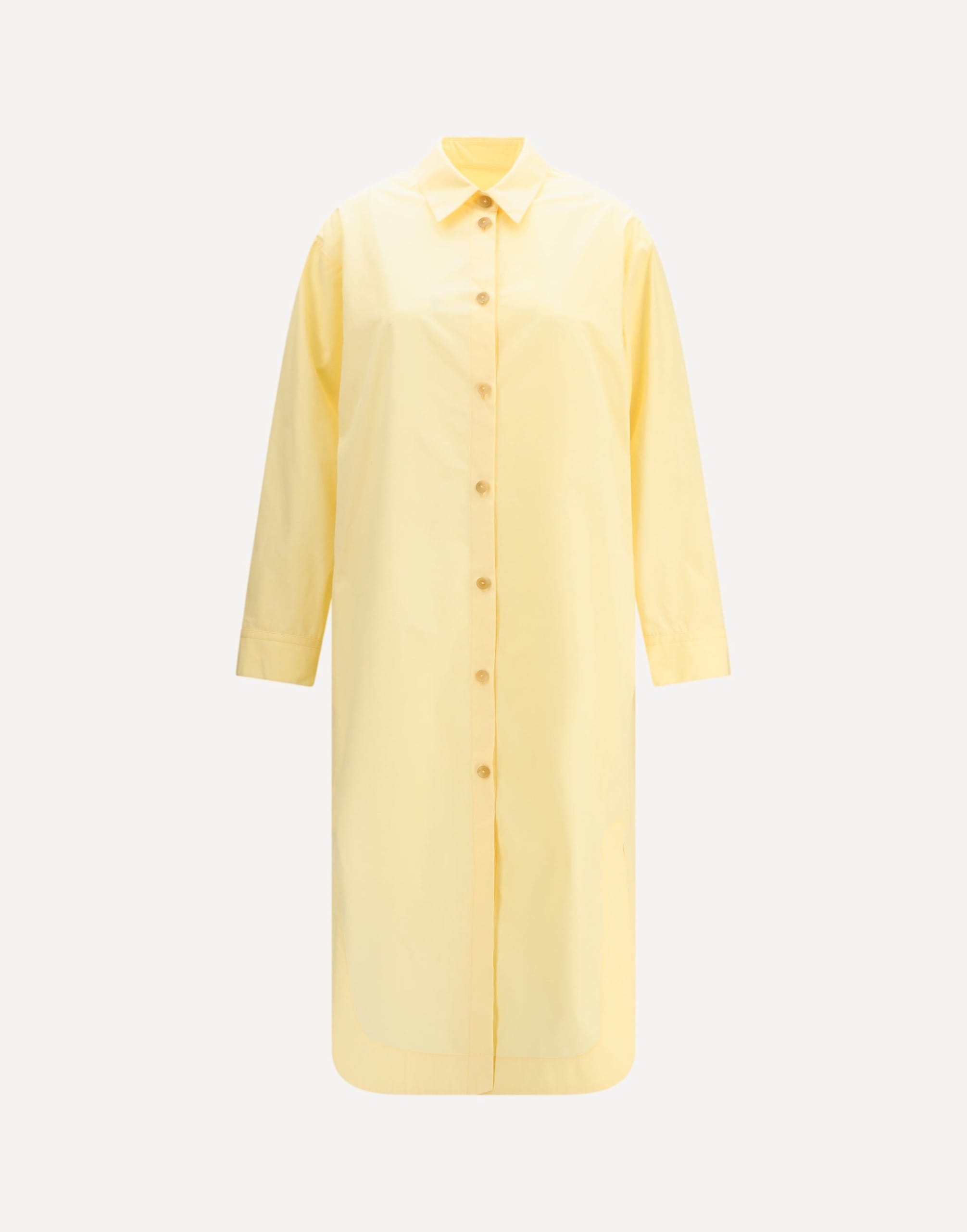 Khaite Shirttail Maxi Dress With Slits
