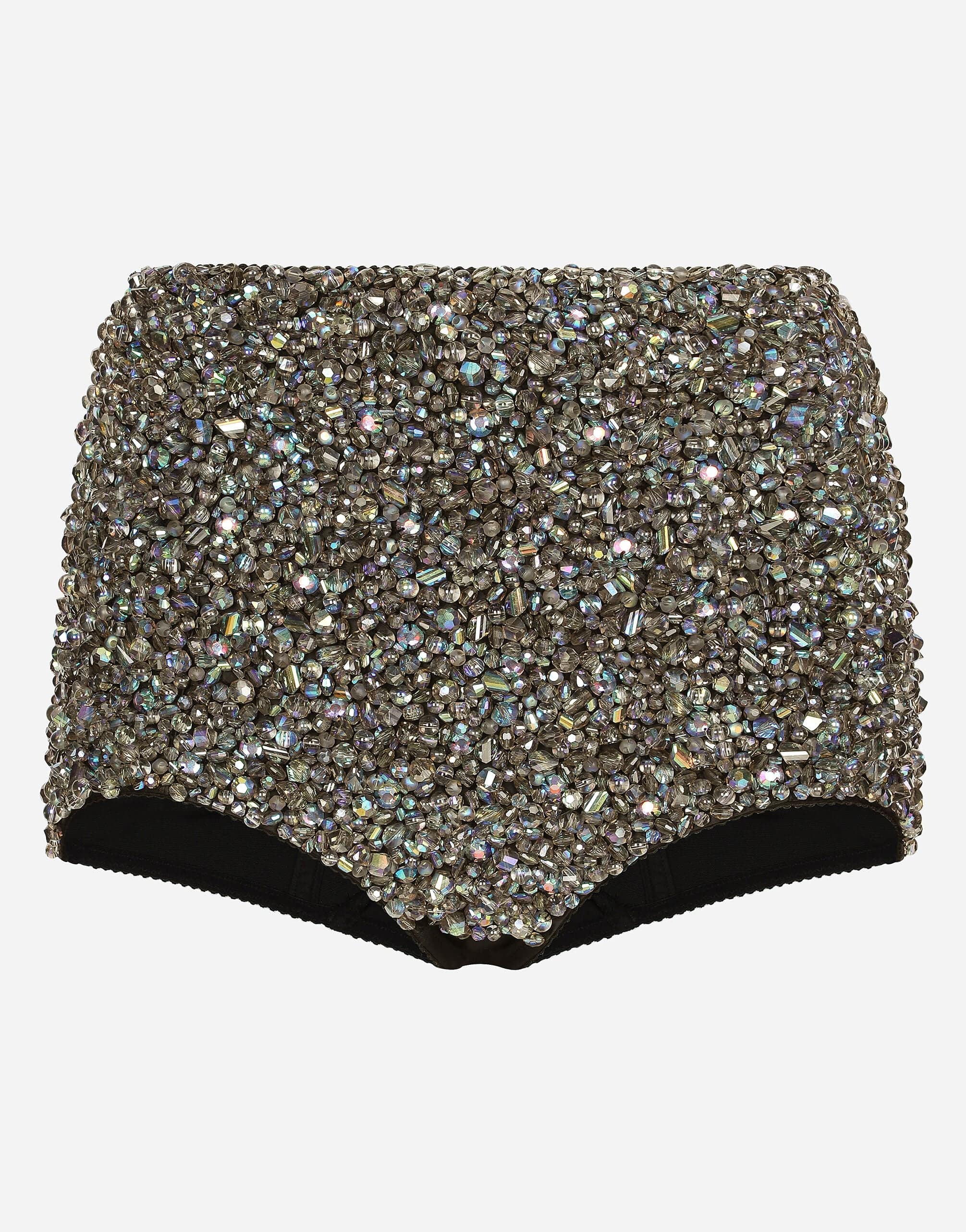 Dolce & Gabbana KIM DOLCE&GABBANA All-Over Rhinestone Panties