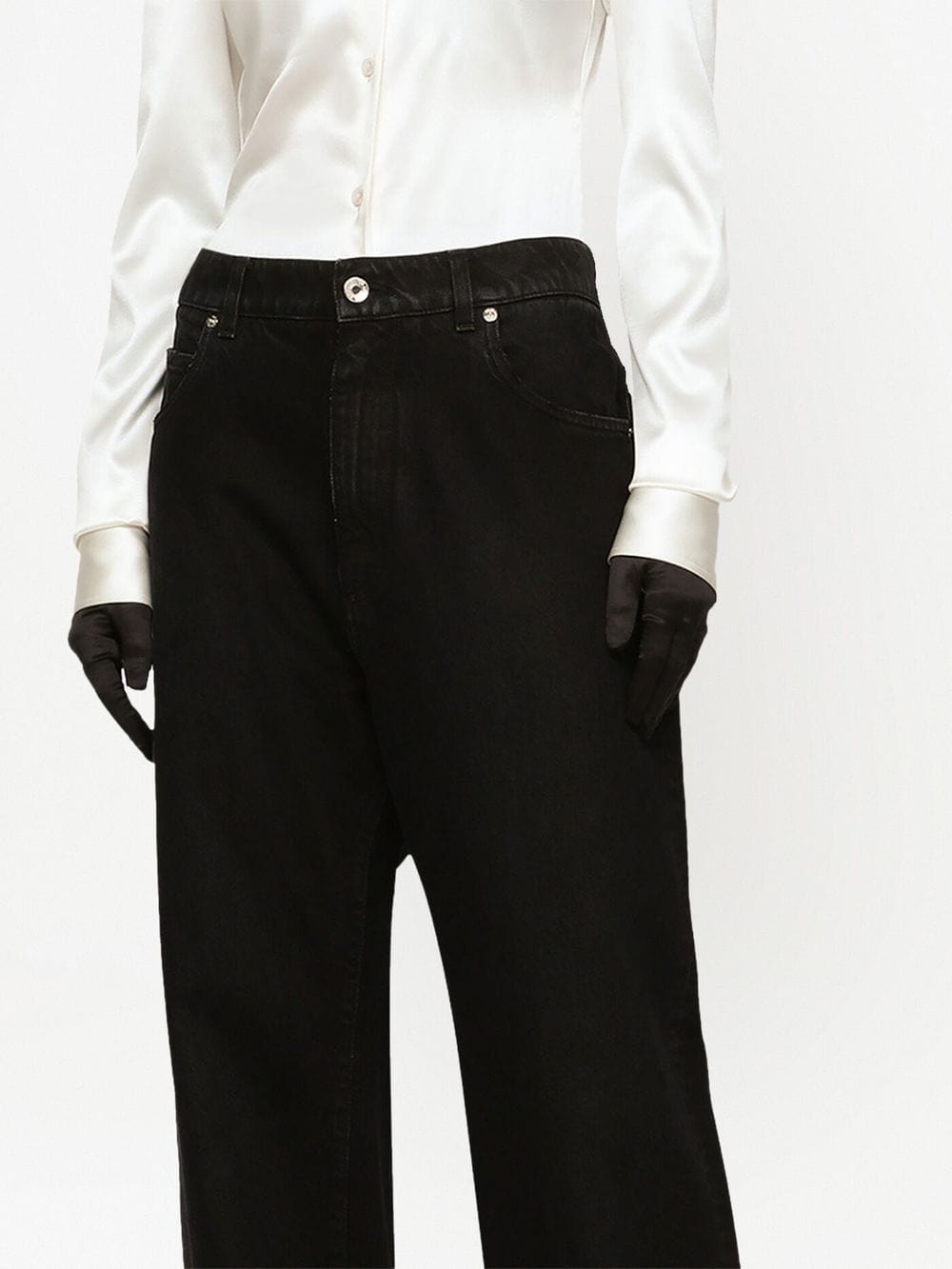 Dolce & Gabbana KIM DOLCE&GABBANA High-Rise Boyfriend Jeans