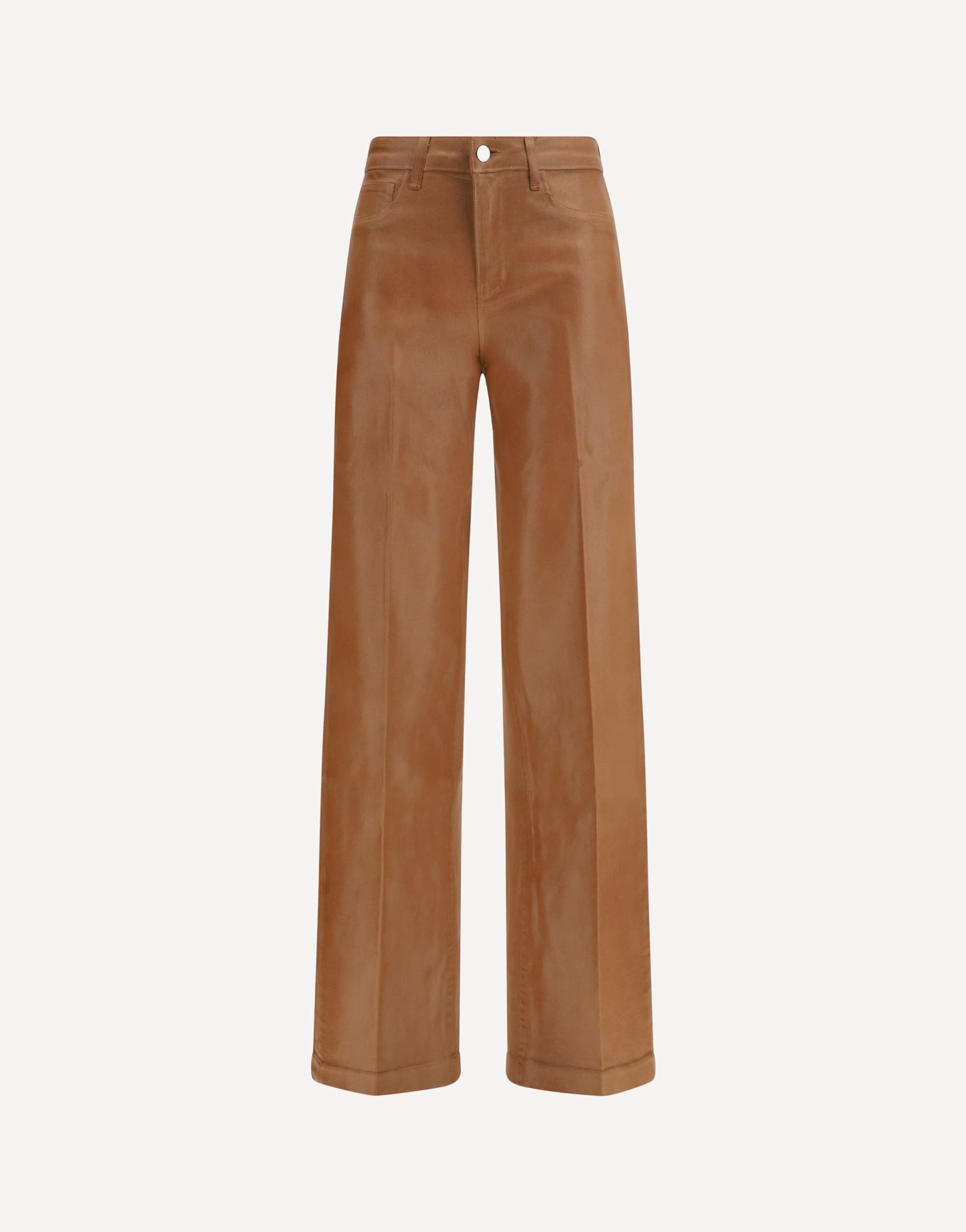 L'Agence L'Agence Clayton Coated Wide Leg Jeans