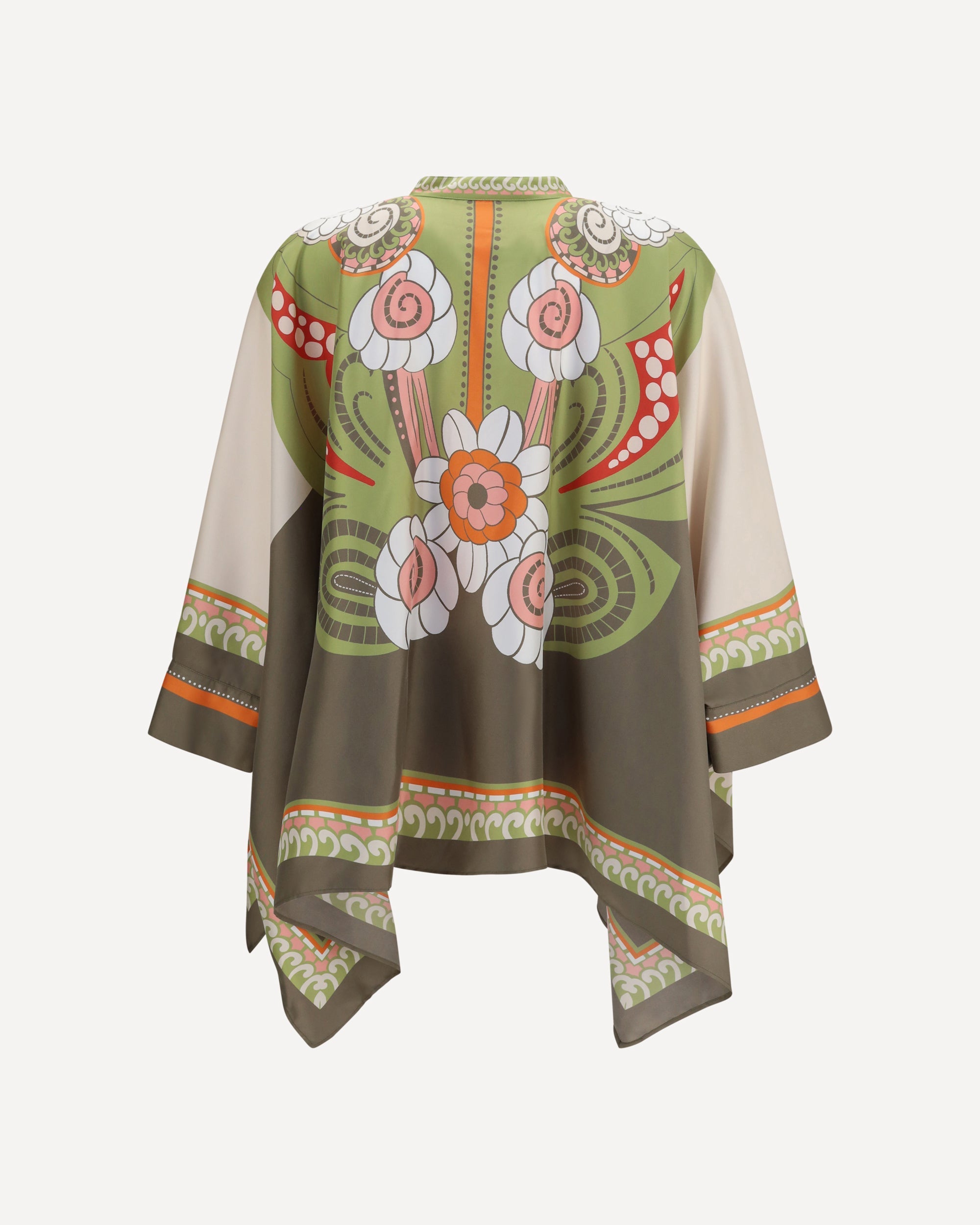 La Double J Printed Silk Scarf Shirt - alternate view