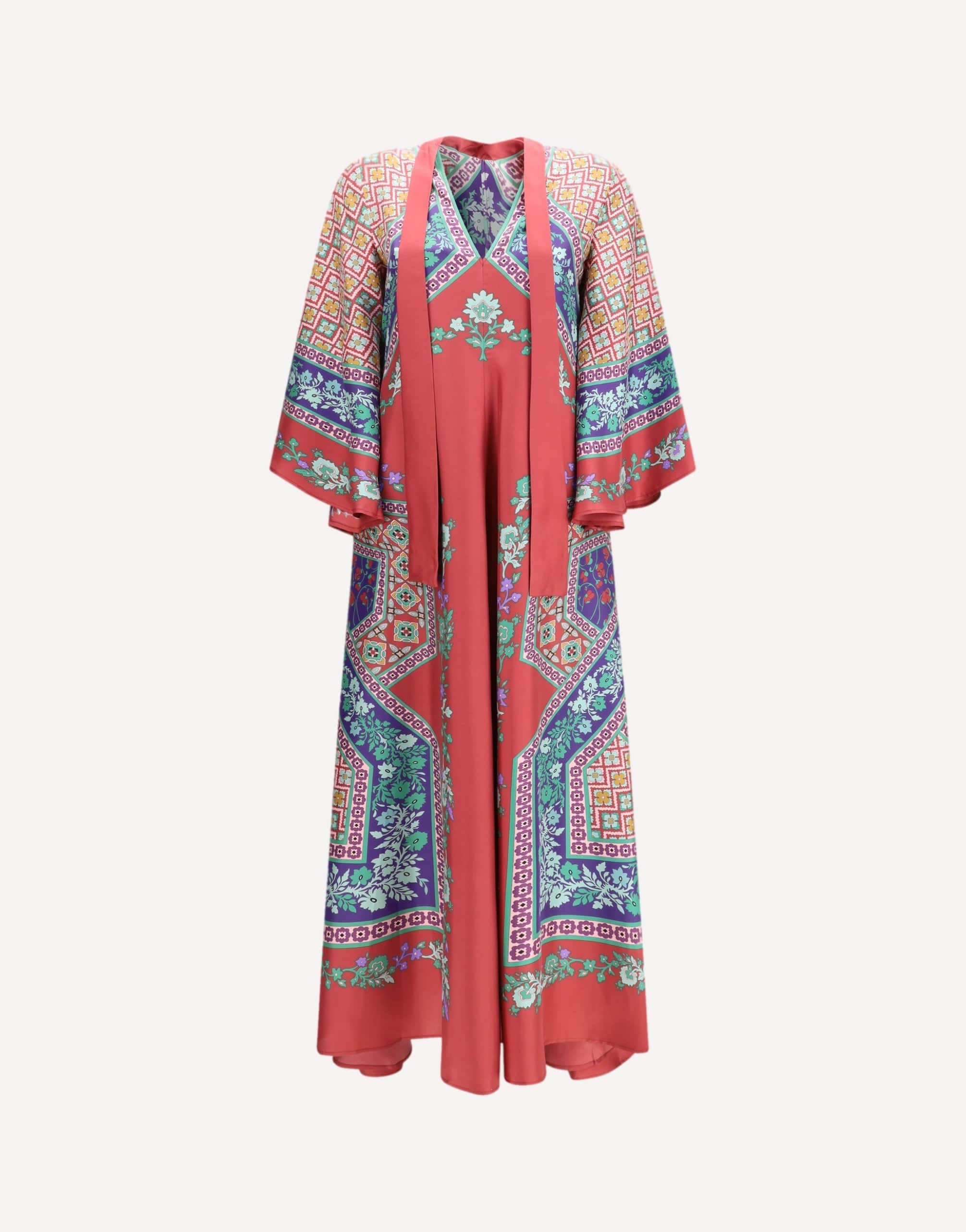 La Double J Silk Twill Magnifico Maxi Dress