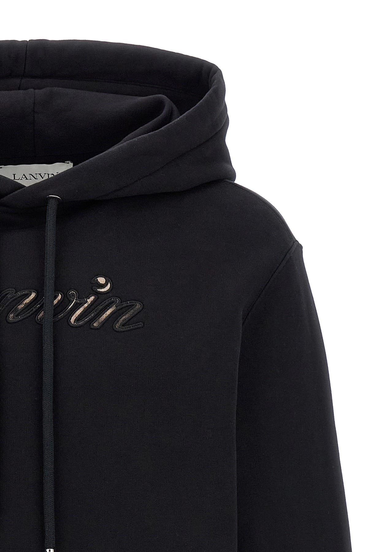 Lanvin Lanvin Logo Embroidered Hoodie