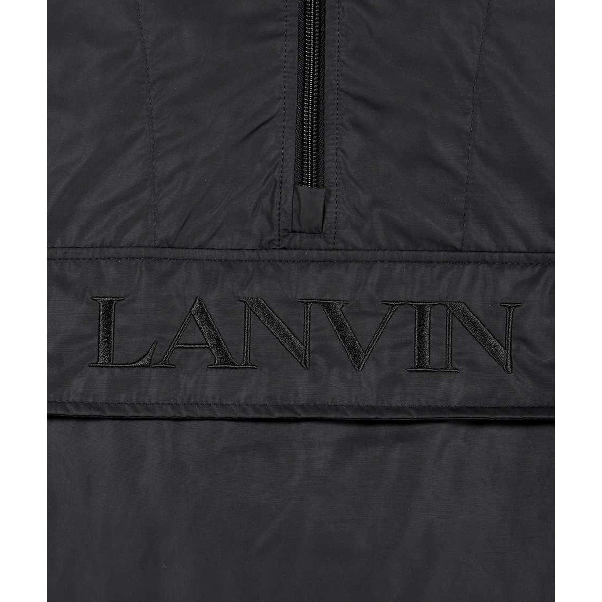 Lanvin Logo Hooded Windbreaker Jacket