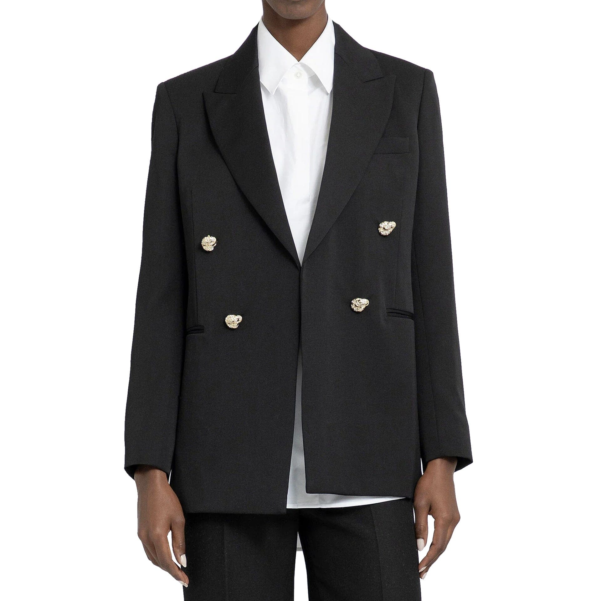 Lanvin Wool Blazer With Chest Pocket