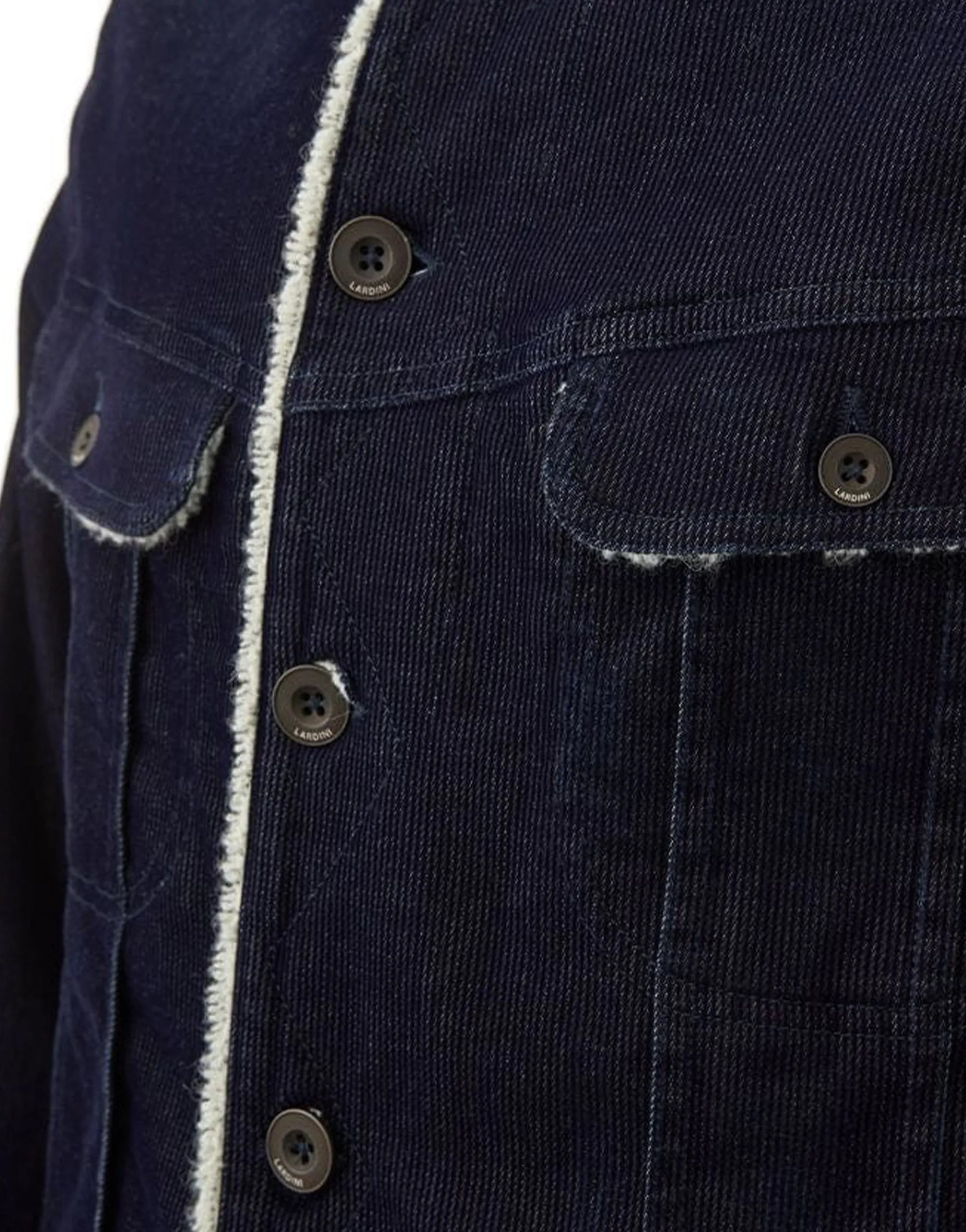 Lardini Button-Up Corduroy Trucker Jacket - alternate view