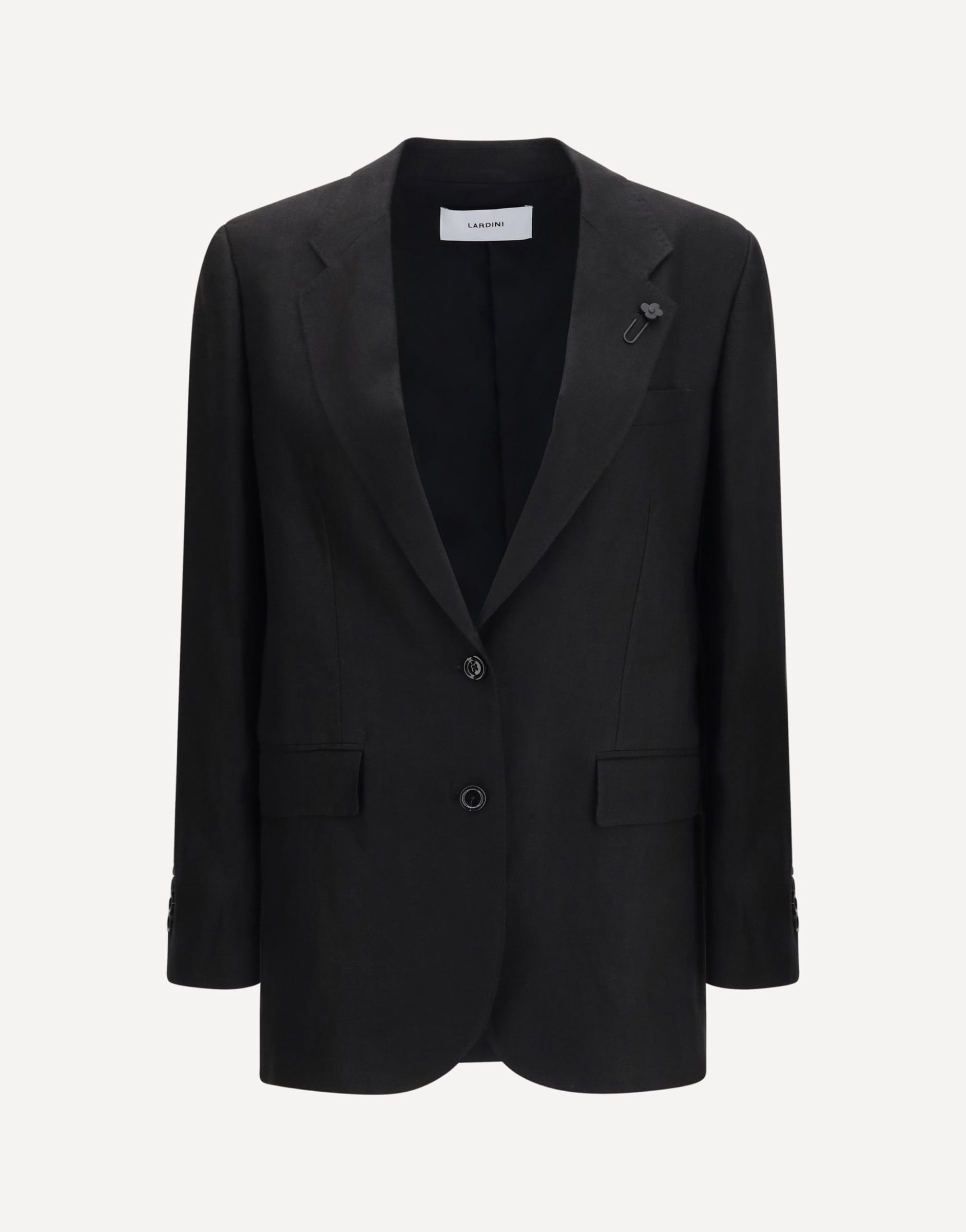 Lardini Double-Breasted Linen Blazer