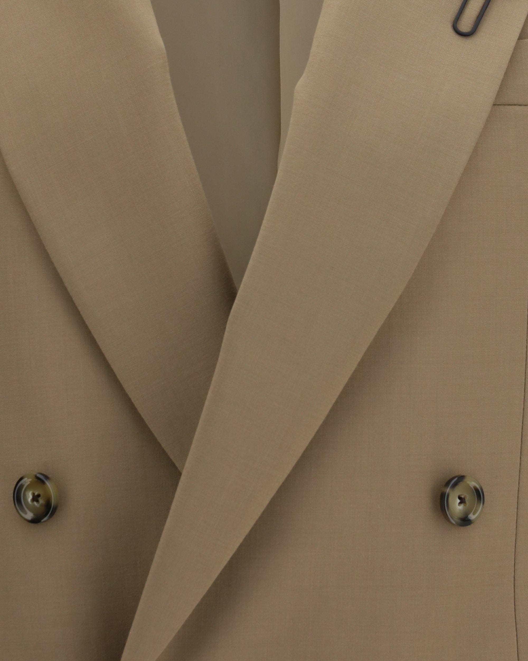 Lardini Lardini Double-Breasted Stretch Wool Blend Blazer