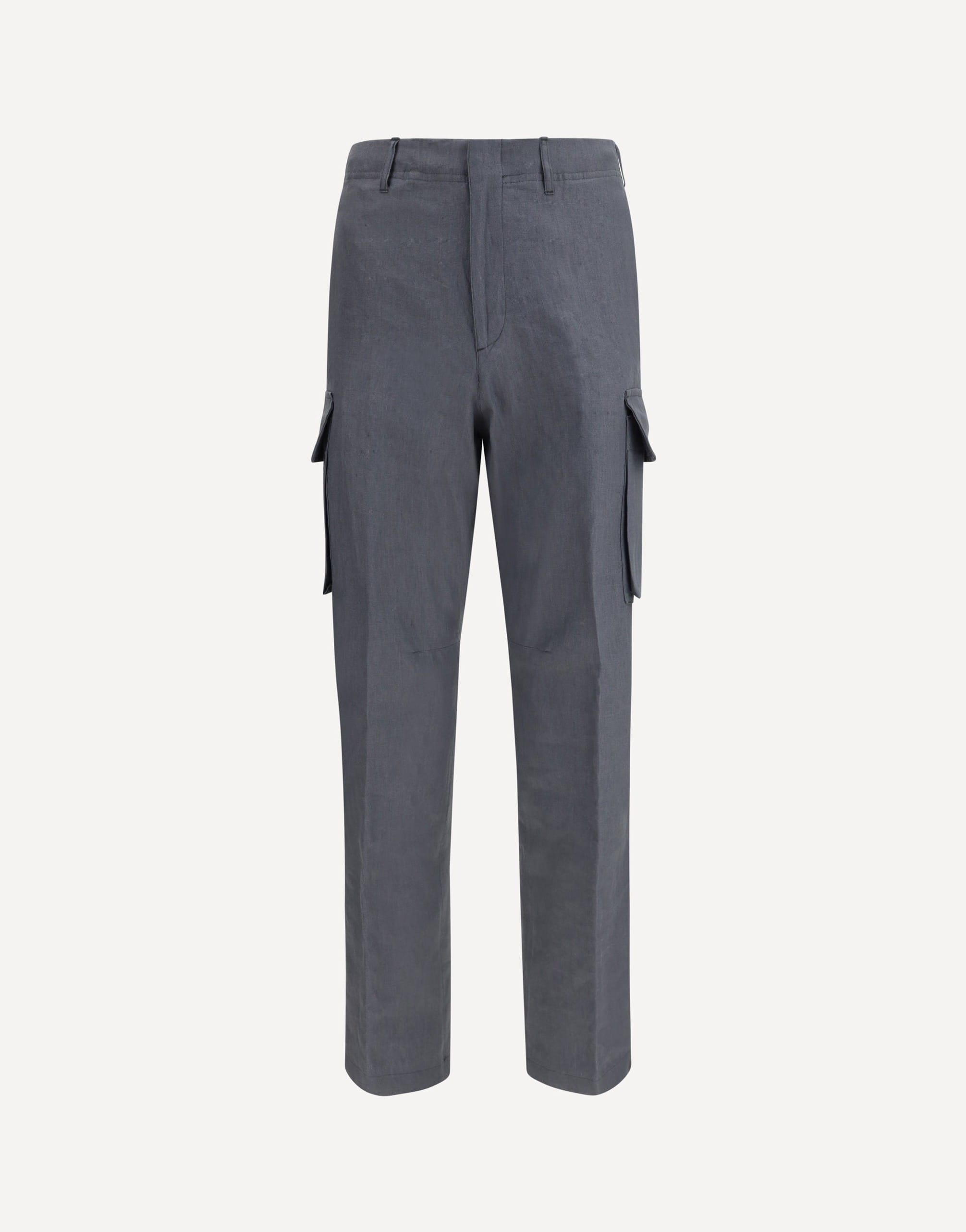 Lardini Linen And Cotton Cargo Pants
