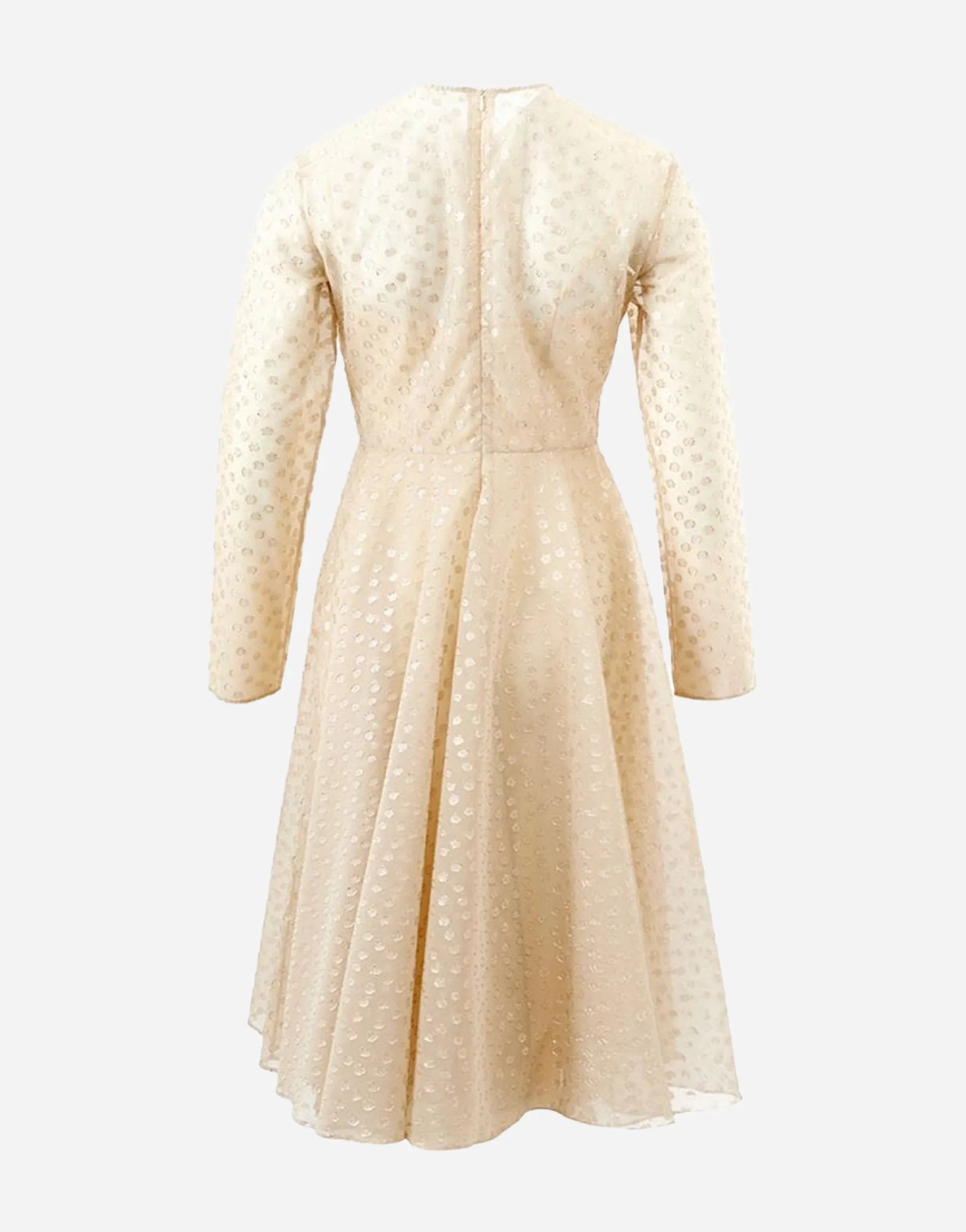 Lardini Lardini Long Sleeve Embellished Midi Dress