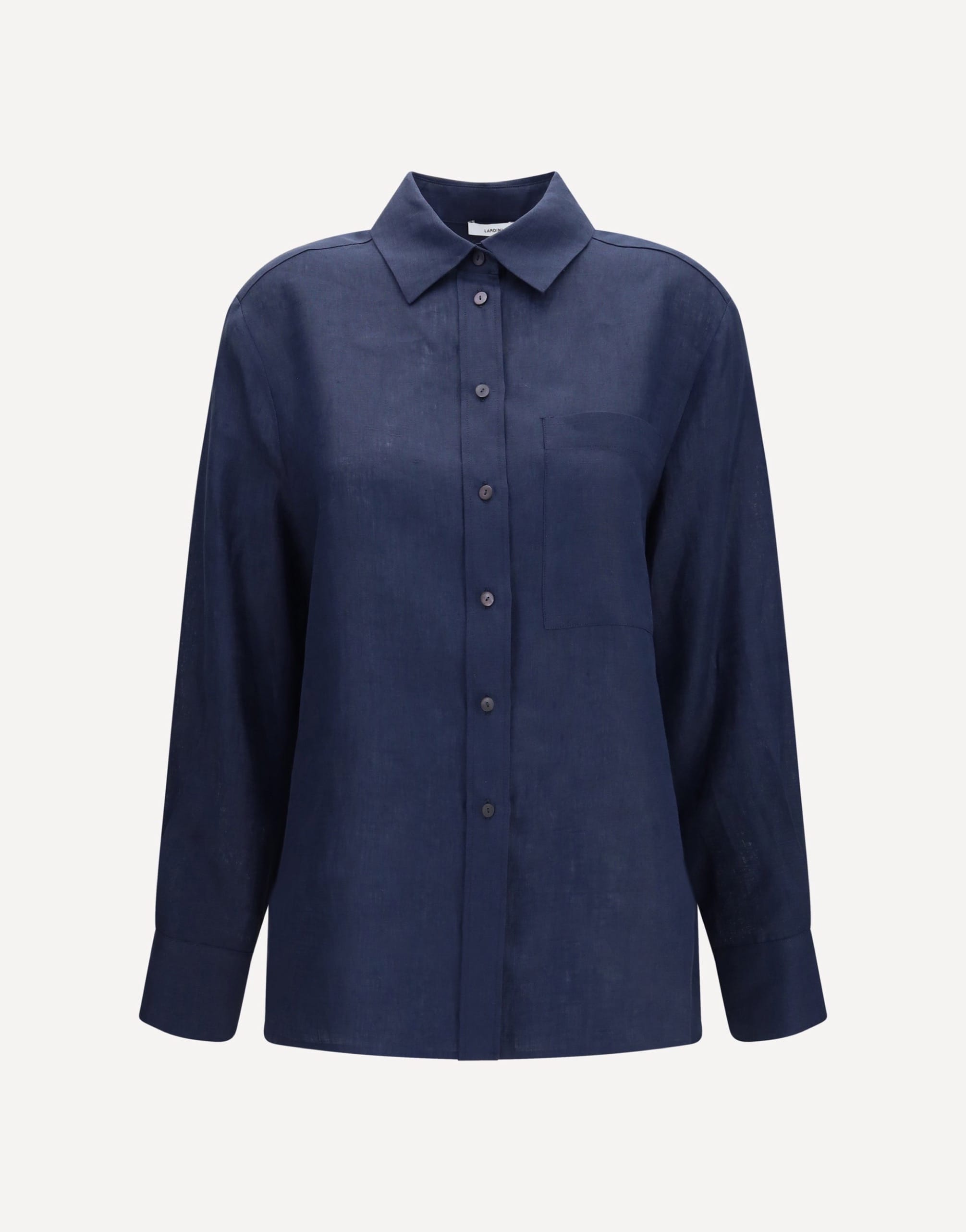 Lardini Long-Sleeved Linen Shirt